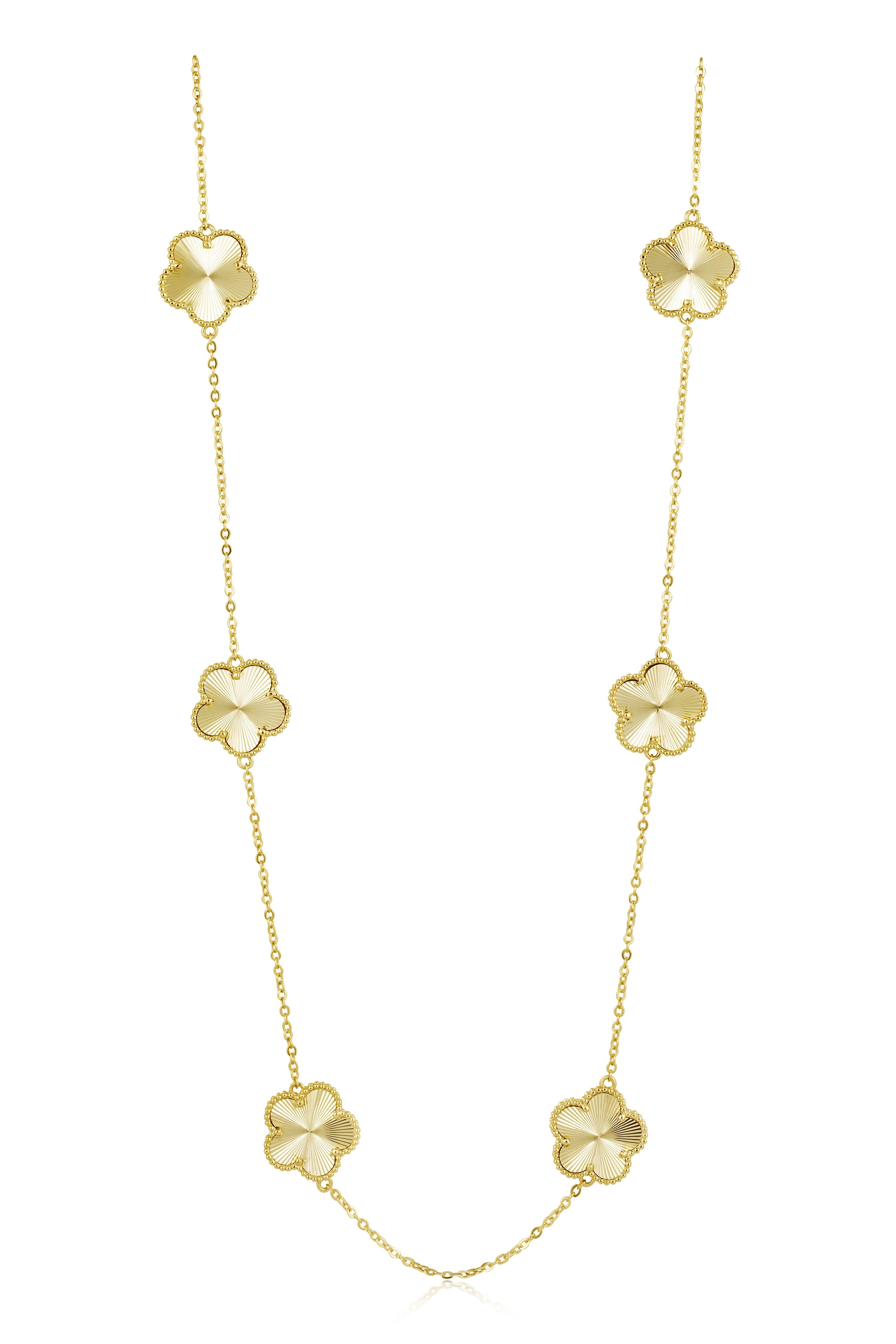 Adeline Clover Necklace - Bikini Crush Swimwear