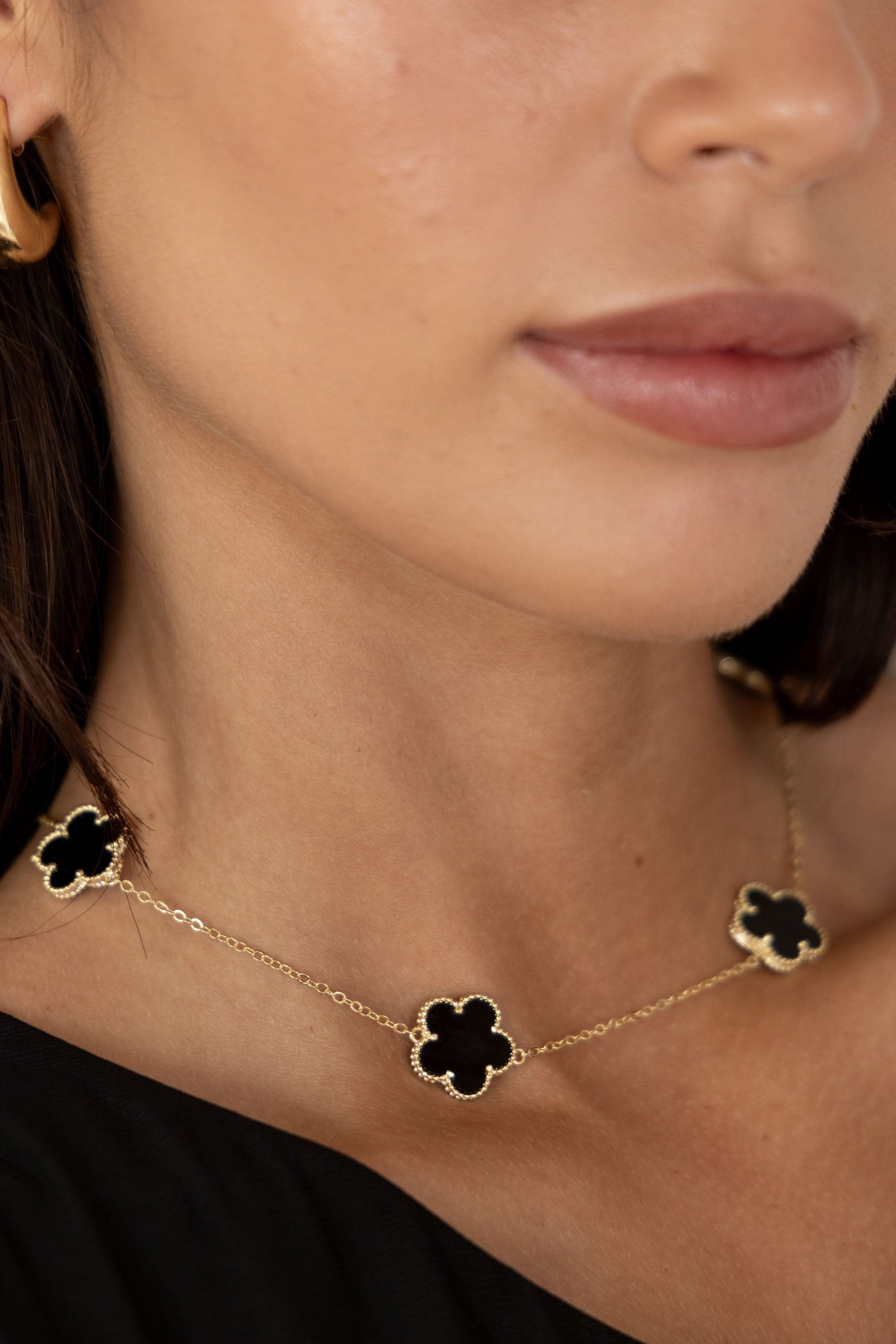 Adeline Clover Necklace - Bikini Crush Swimwear