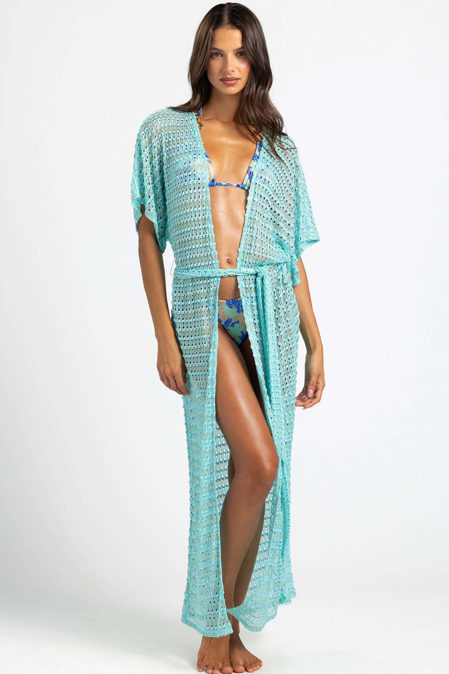 Camden Maxi Kaftan - Frozen - Bikini Crush Swimwear