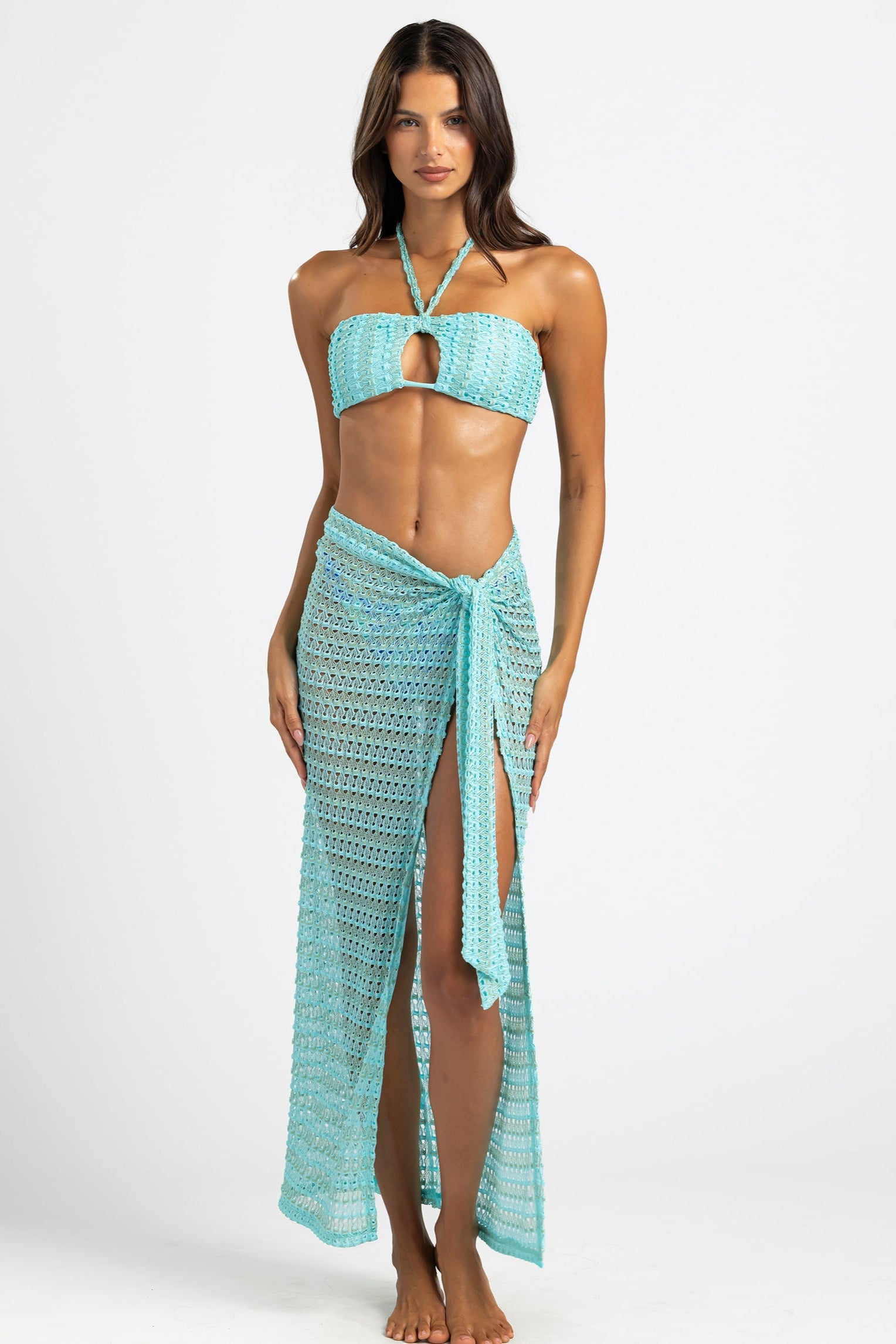 Camden Wrap Skirt - Frozen - Bikini Crush Swimwear