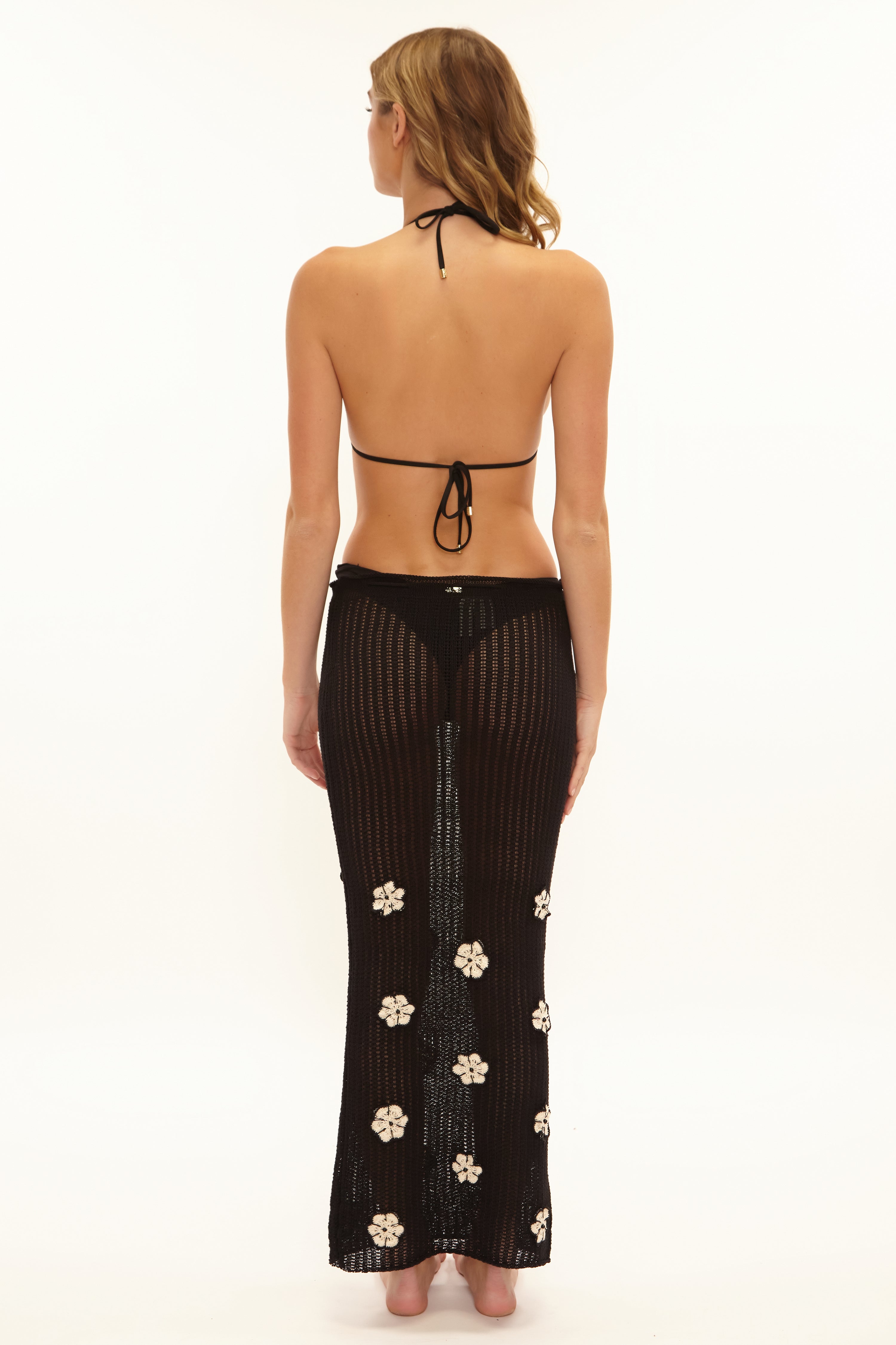 Cyrus Maxi Skirt - Black - Bikini Crush Swimwear