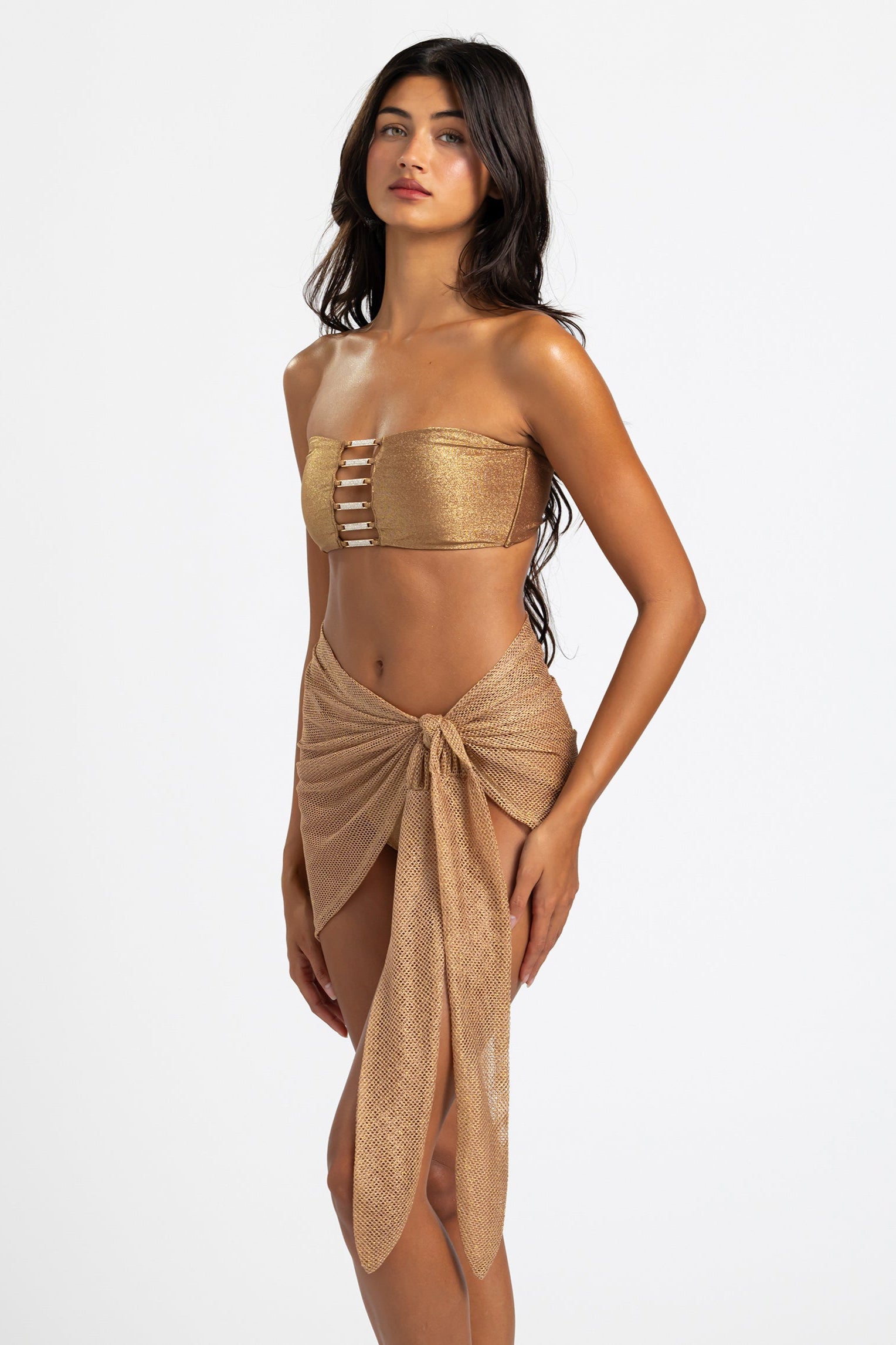 Dudley Short Pareo - Nude - Bikini Crush Swimwear