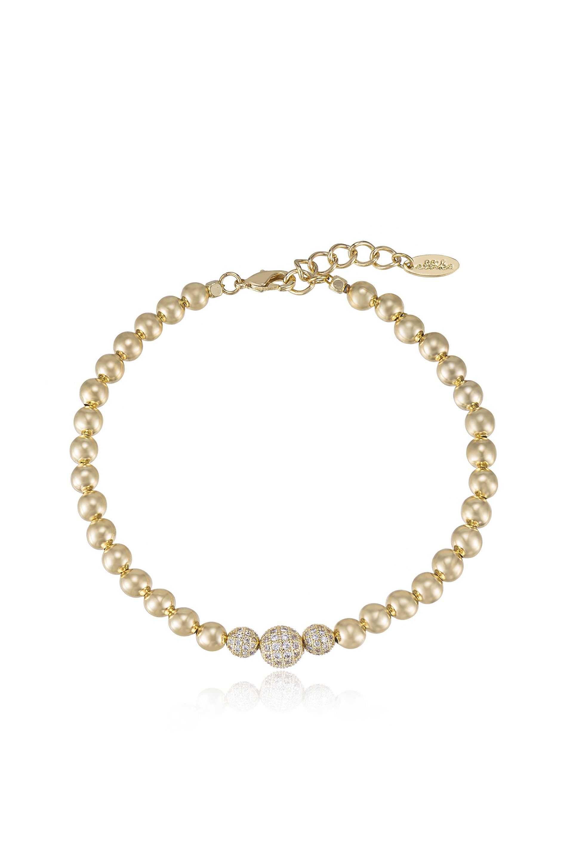 Center Bead Anklet - Bikini Crush Swimwear