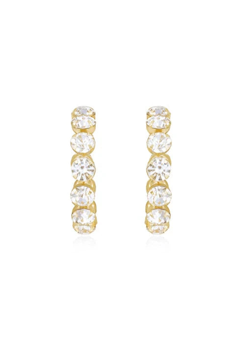 Crystal Warrior Hoop Earrings - Bikini Crush Swimwear