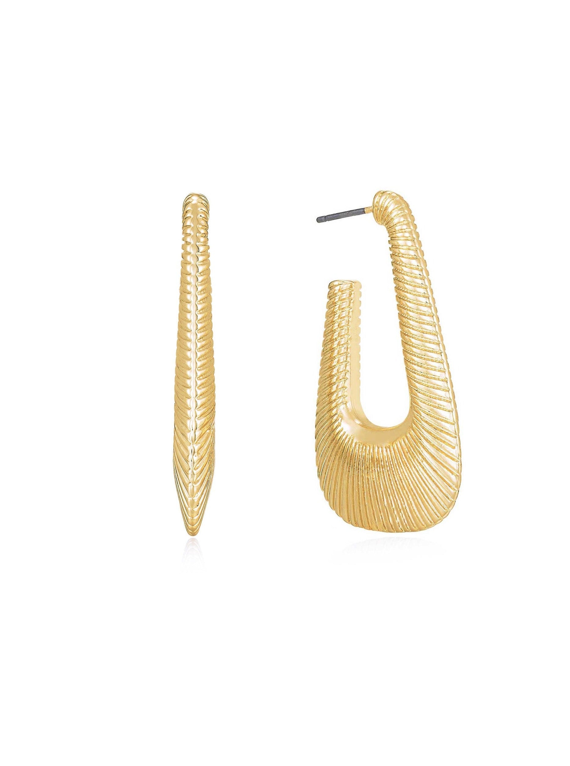 Cleopatra Inspired 18k Gold Plated Hoop Earrings - Bikini Crush Swimwear