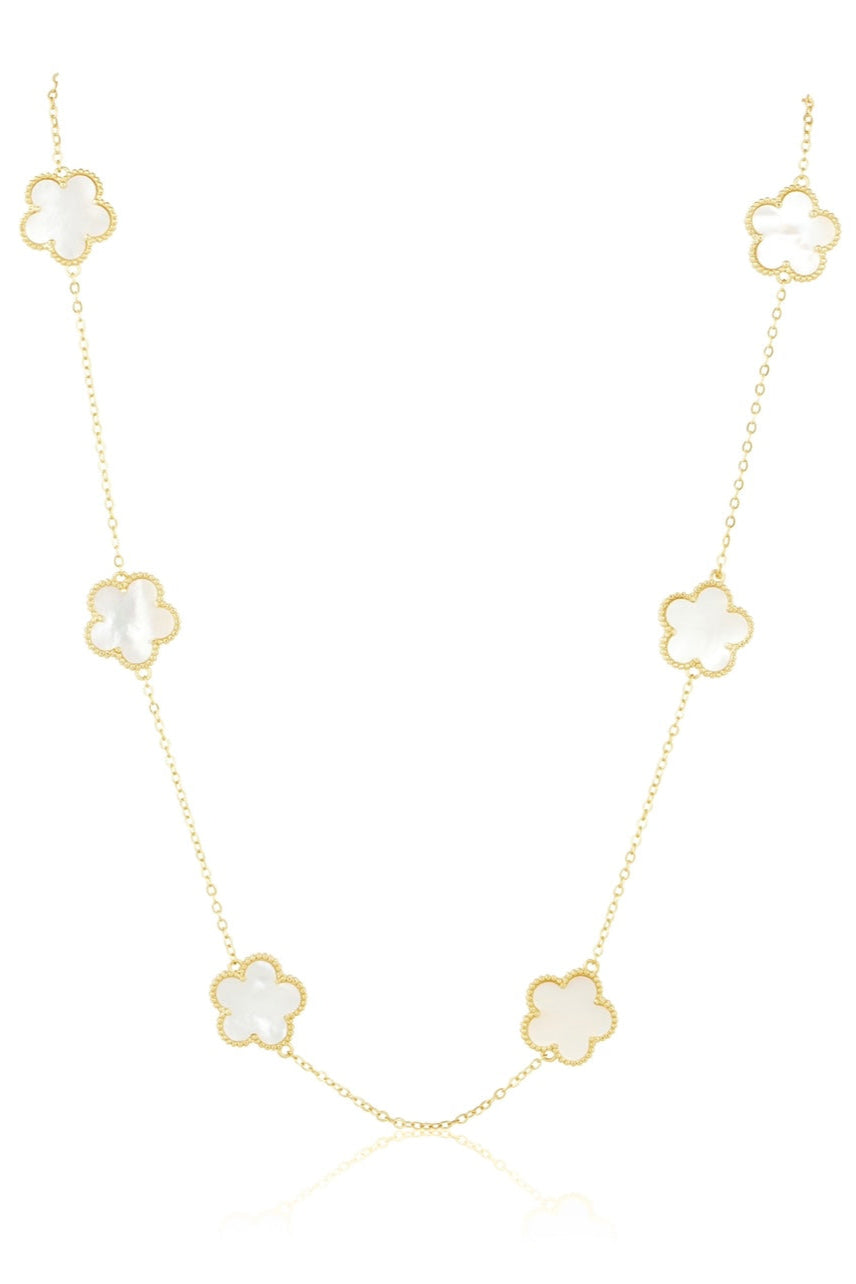 Adeline Clover Necklace - Bikini Crush Swimwear