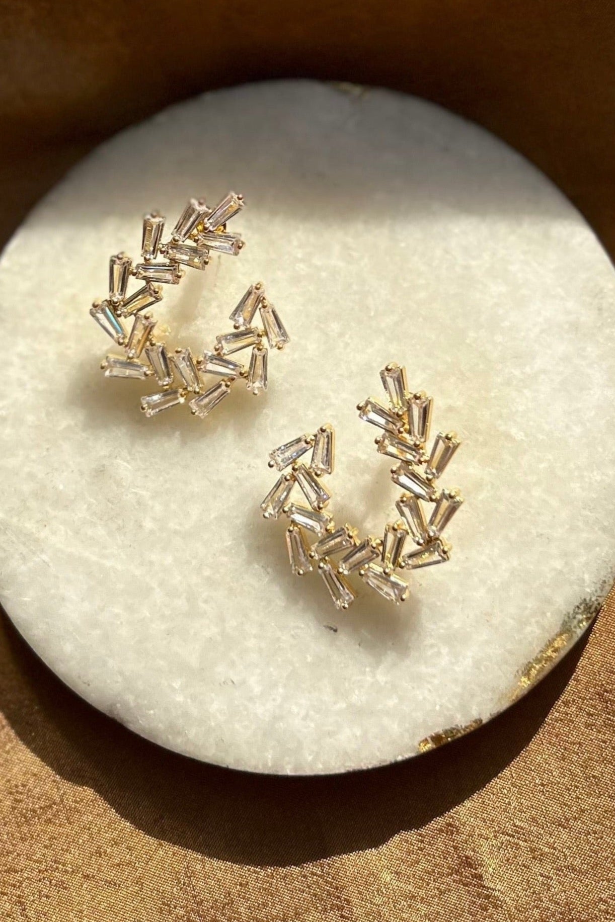Arianna Baguette Earring Large