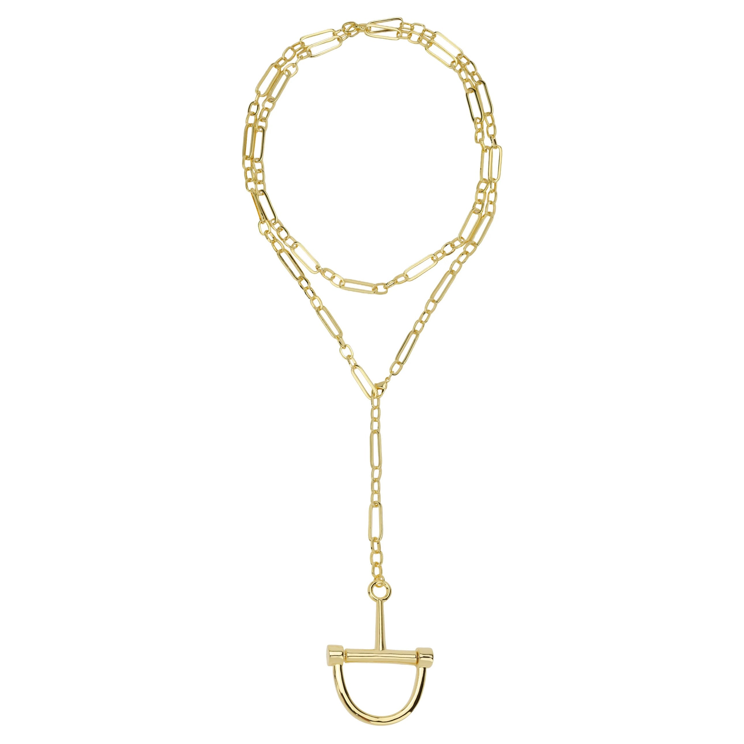 Stirrup Chain Necklace - Bikini Crush Swimwear