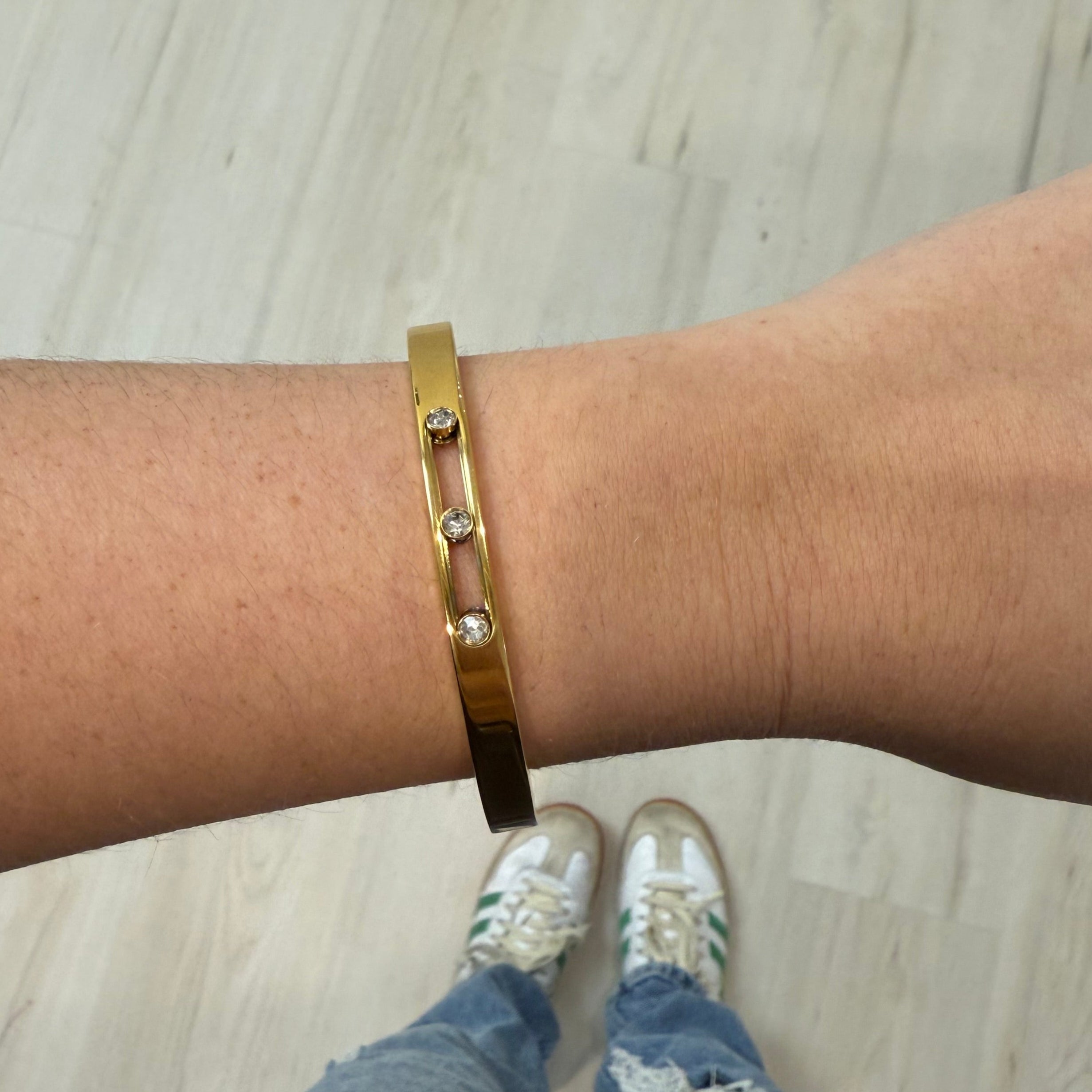 Alex CZ Bezel Bracelet - Bikini Crush Swimwear