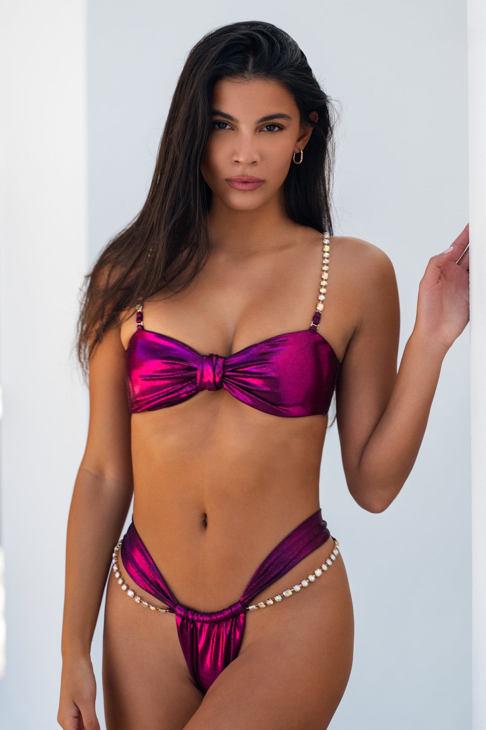 Jasmine Tanga Bottom Mulberry - Bikini Crush Swimwear