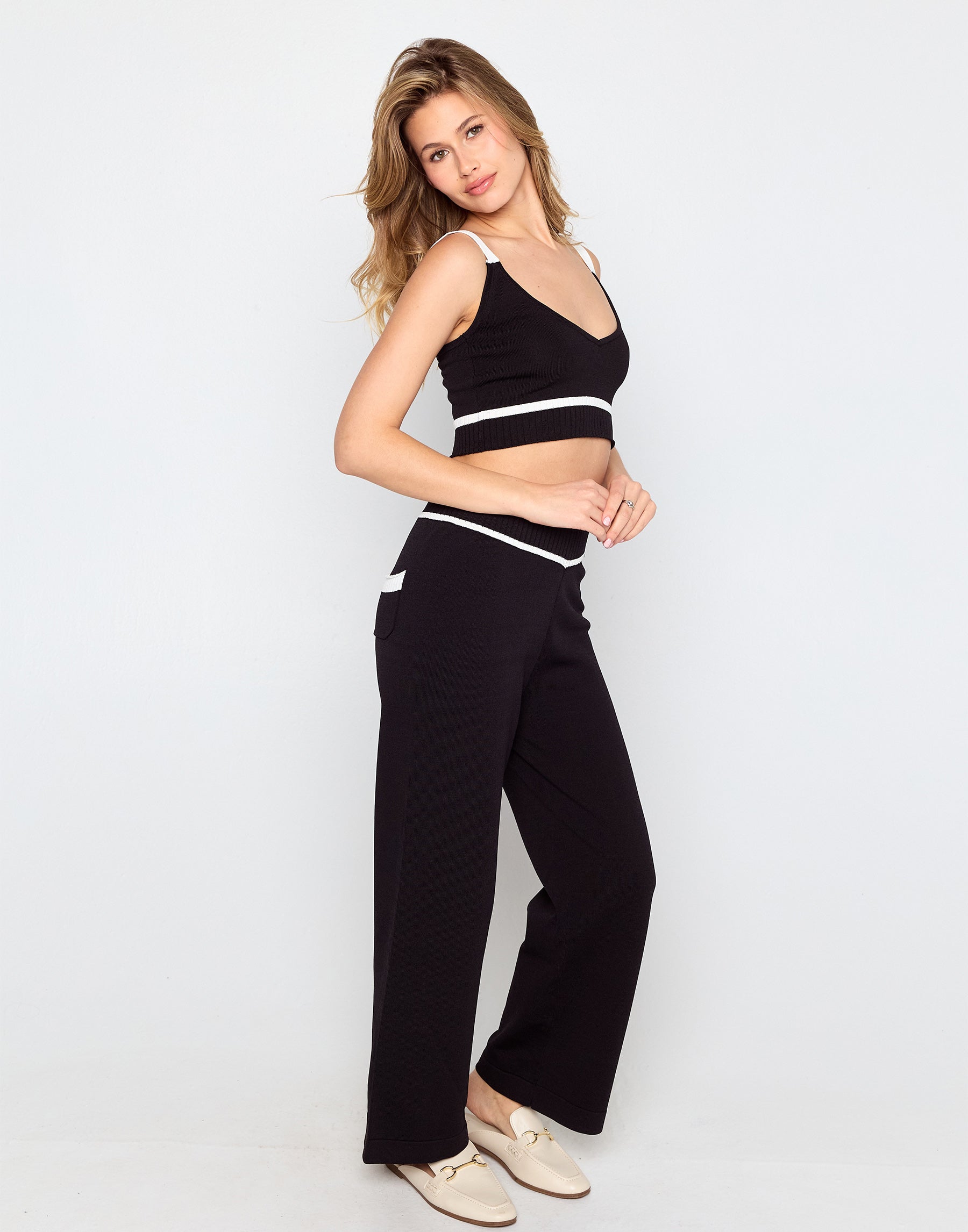 Juliette Knit Pant - Black