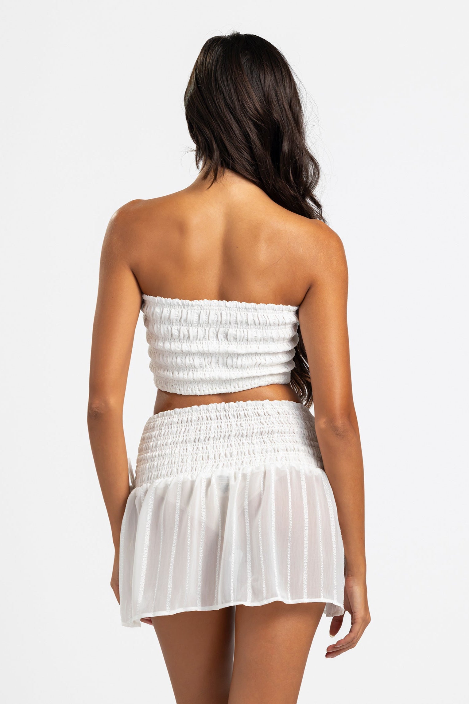 Remi Tube Top - White - Bikini Crush Swimwear