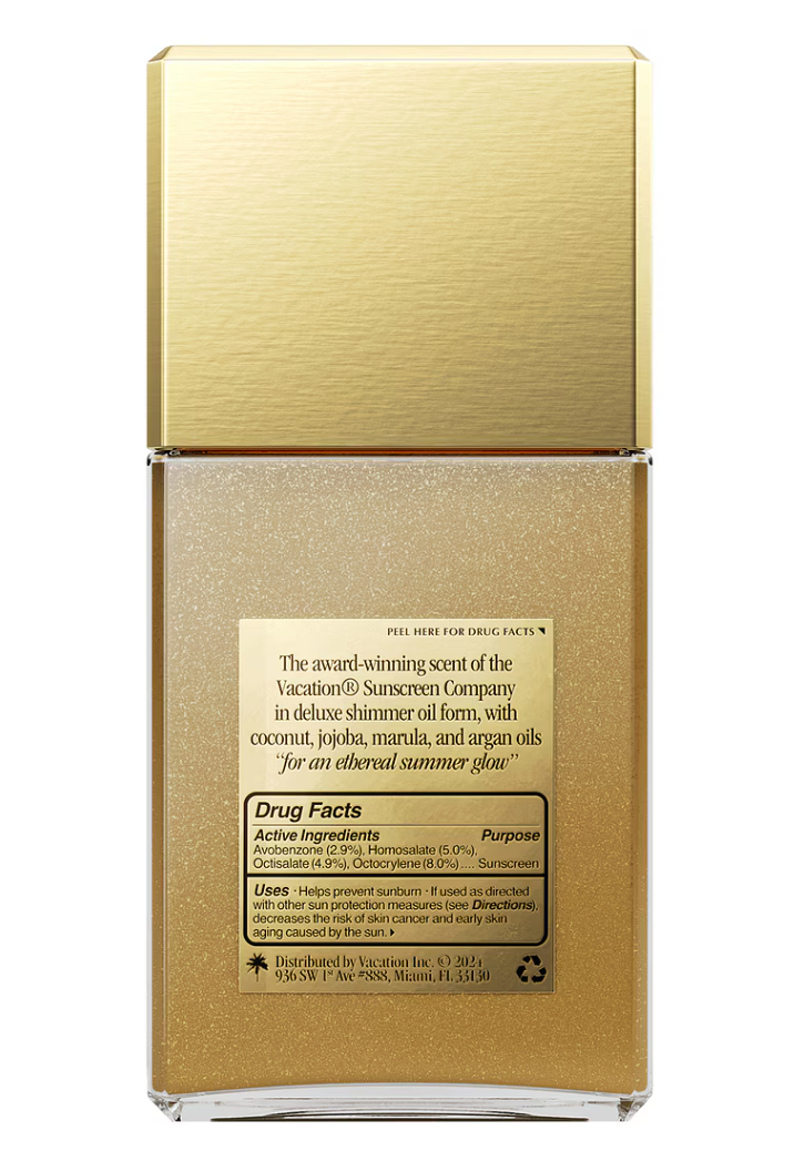 Vacation Shimmer Oil SPF 30 - Bikini Crush Swimwear