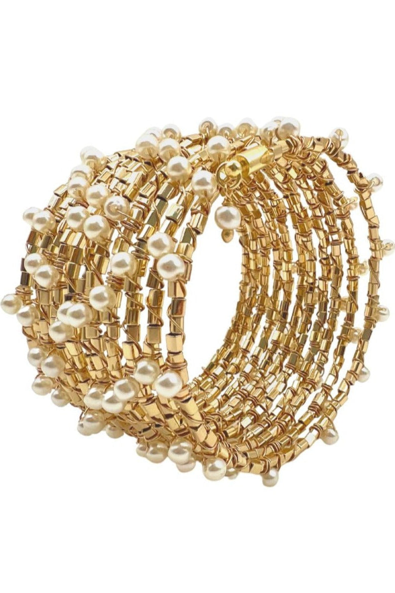 Blake Pearl Wrap Bracelet