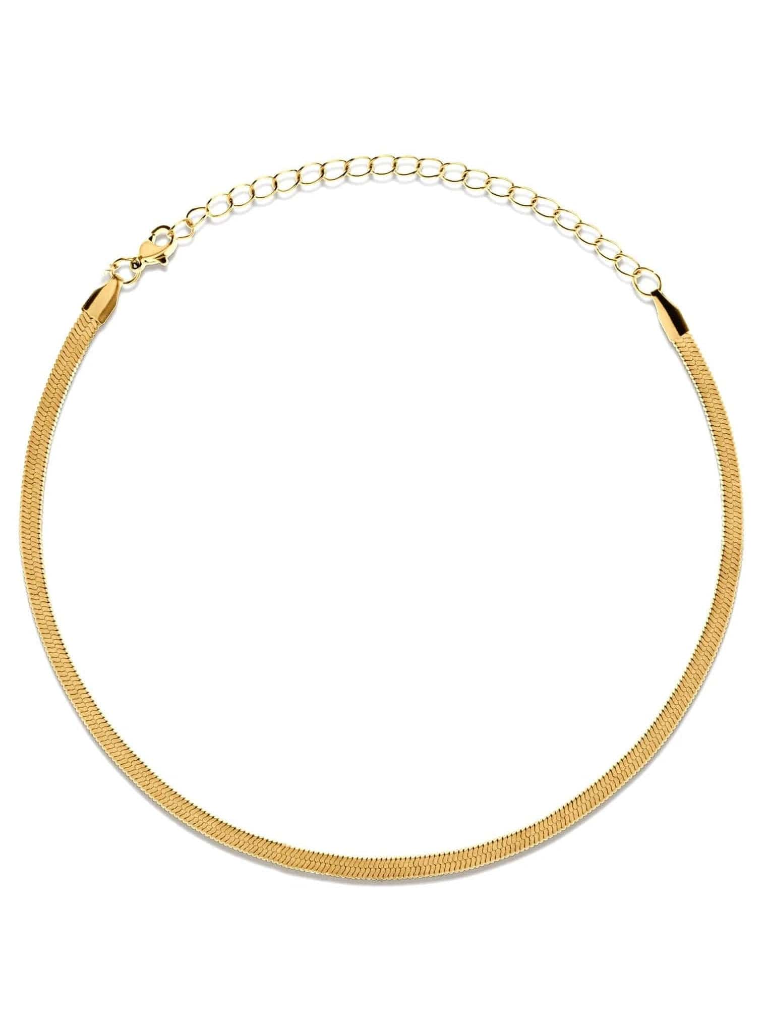 Ellie Vail earrings Nic Herringbone Choker // NECKLACE