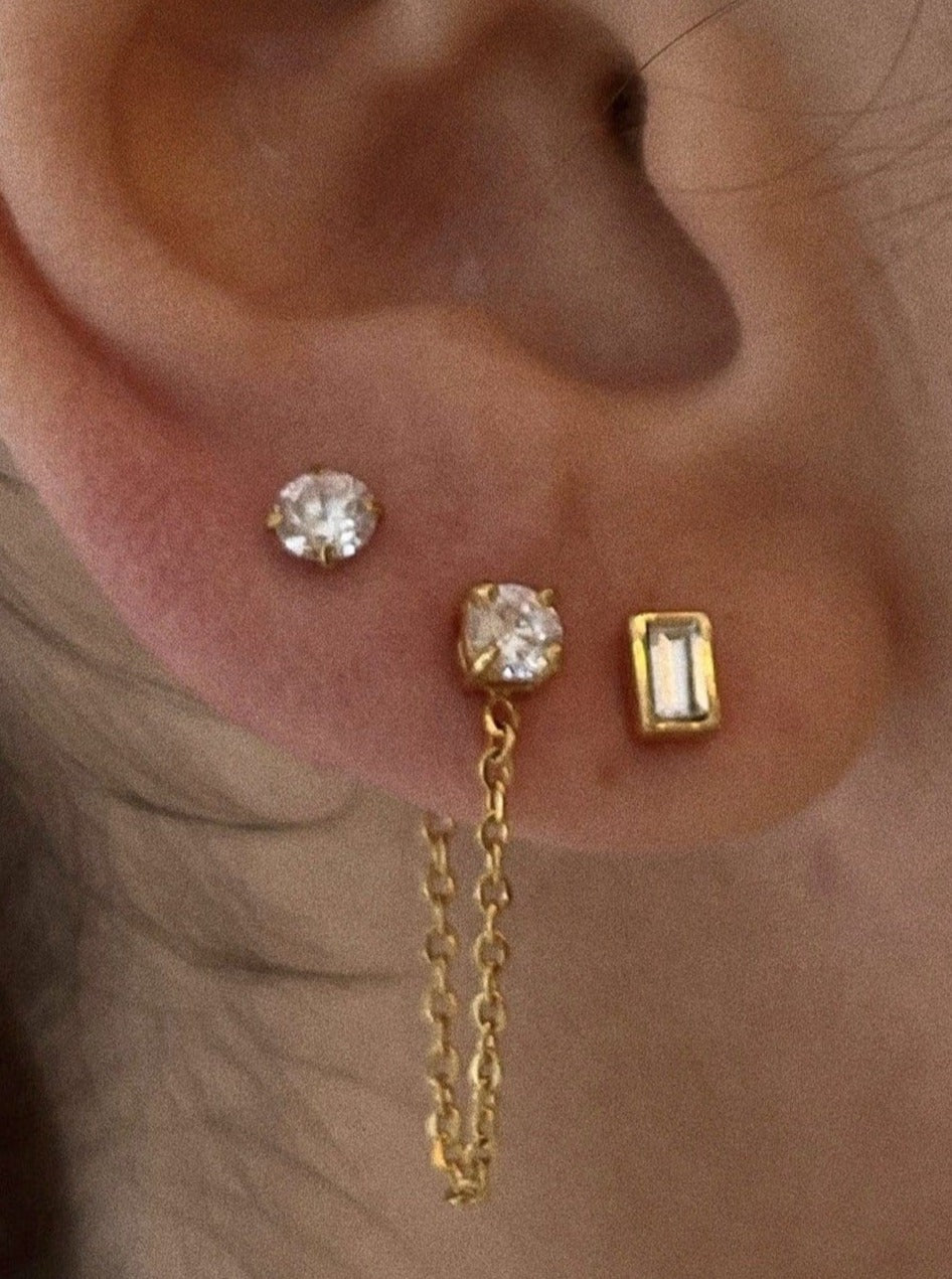 Ellie Vail earrings Sloane Chain Stud // EARRING