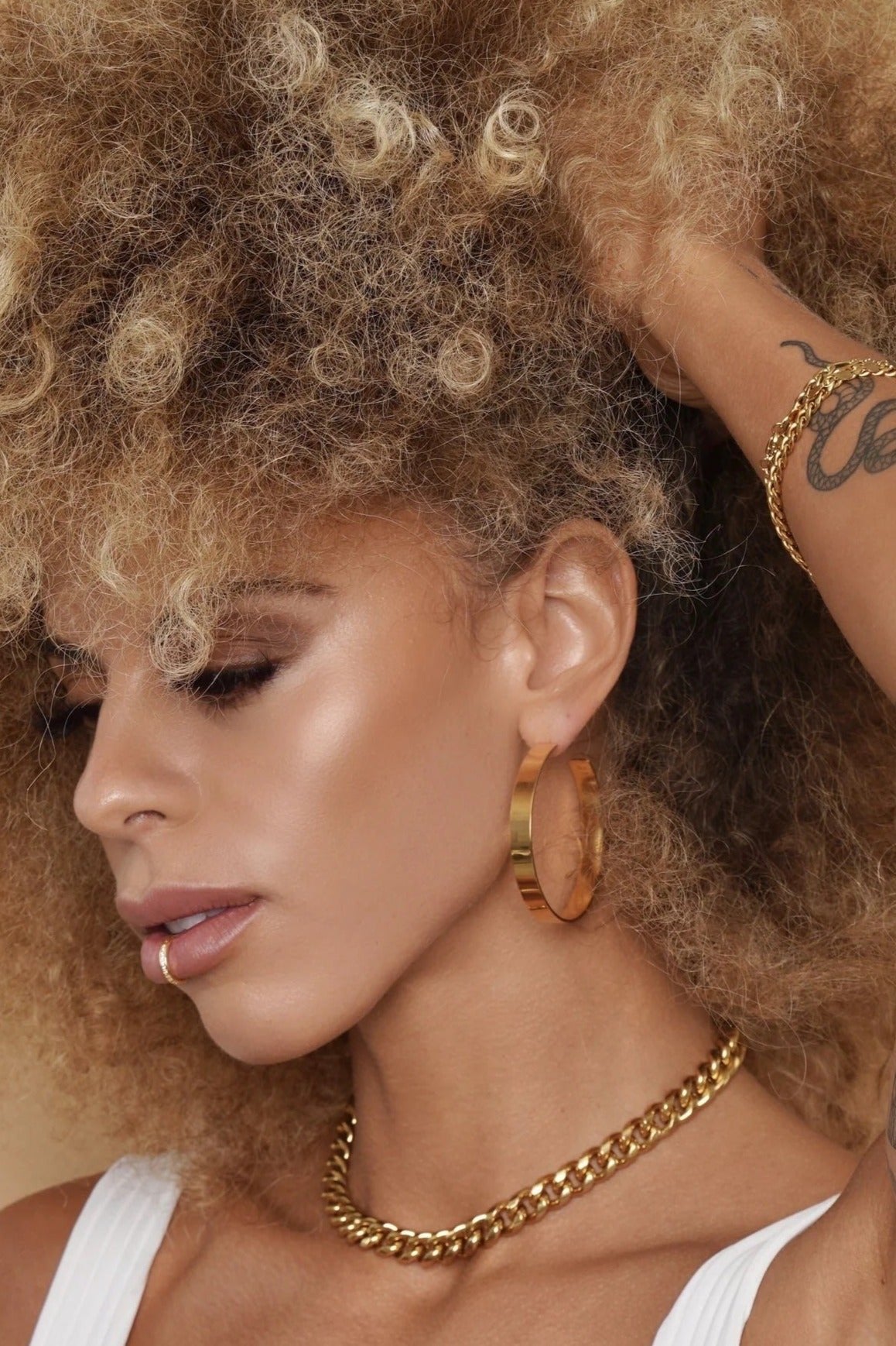 Perry Large Hoop Earring - Bikini Crush Swimwear