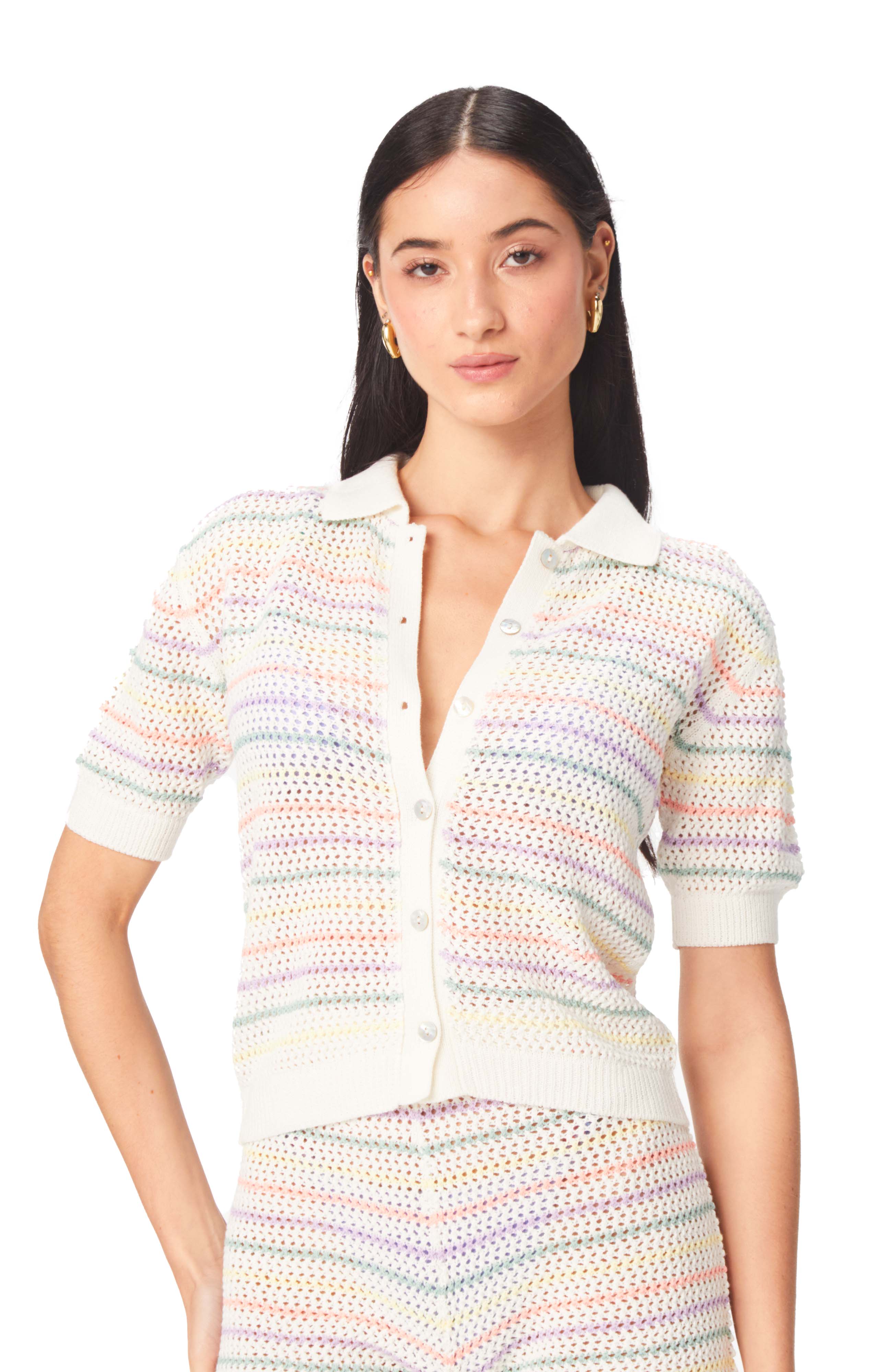 Maya Multicolor Knitted Top - Bikini Crush Swimwear