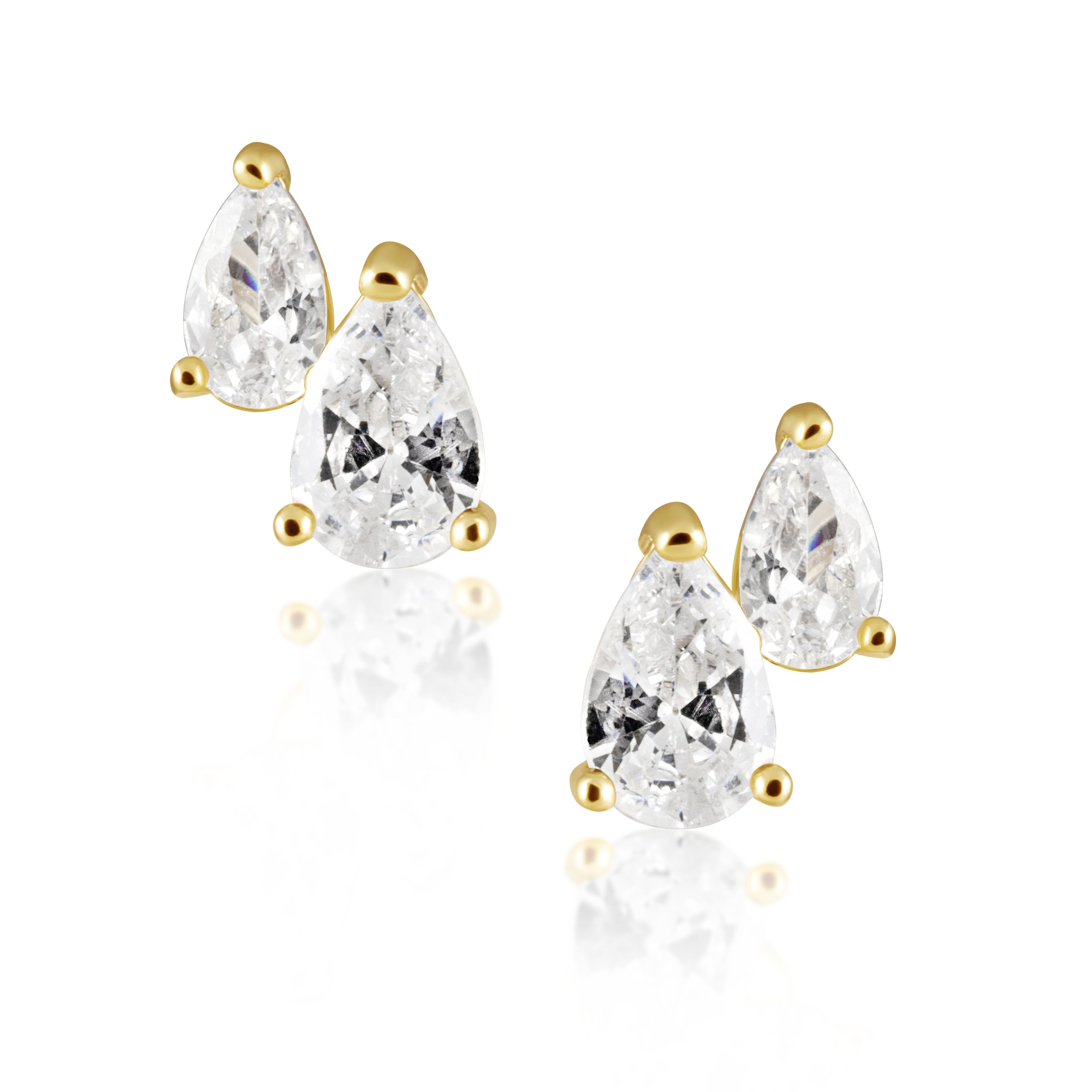 Harmony Mini Pear Studs - Bikini Crush Swimwear
