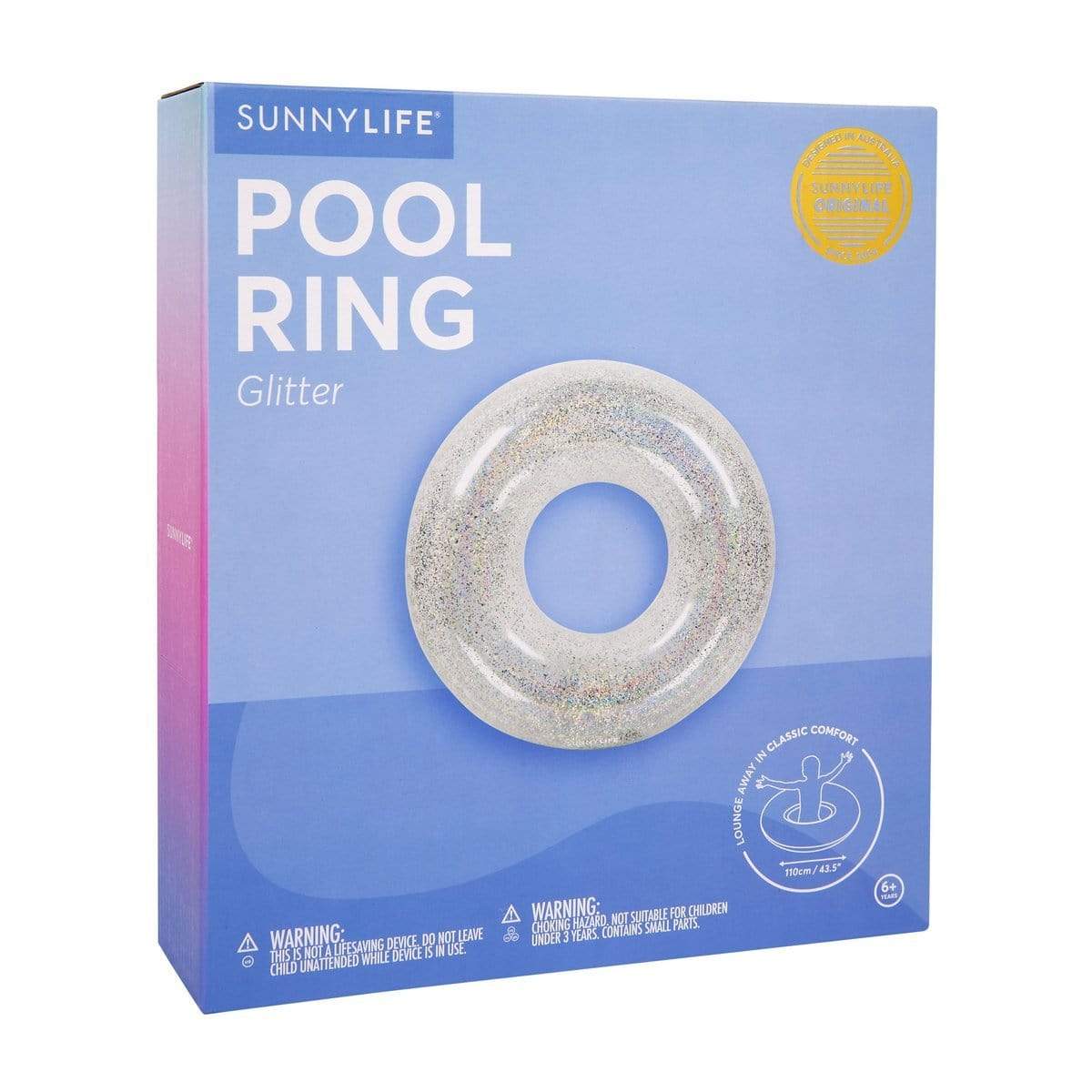 Bikini Crush Swimwear Glitter Pool Ring Float