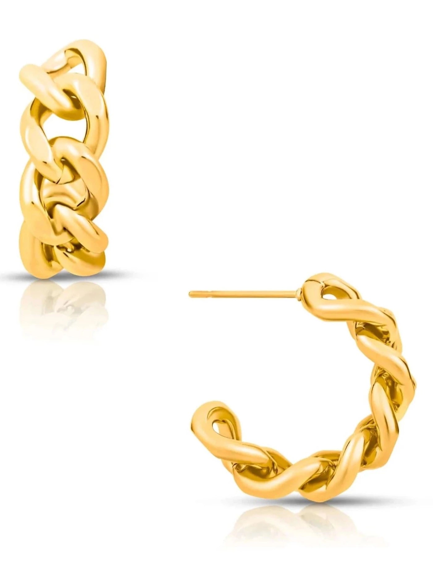 Ellie Vail earrings Braxton Chain Hoop // EARRING