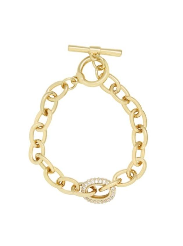 ettika anklet 18k GOLD CRYSTAL CHAIN // BRACELET