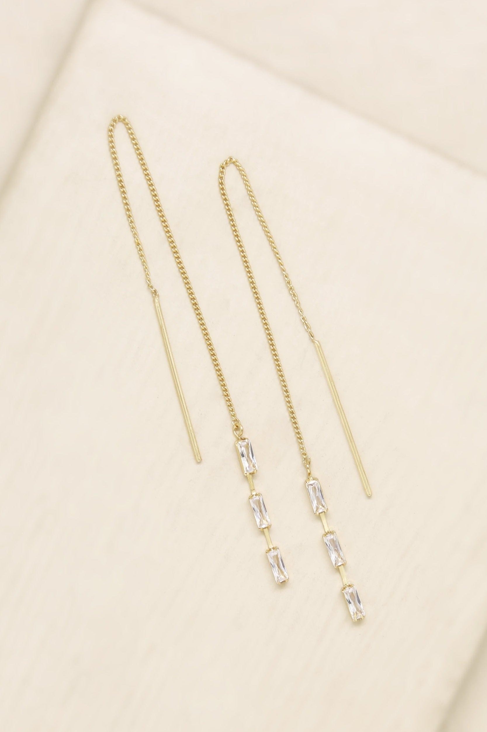 ettika earrings 18k GOLD THREADER // EARRINGS