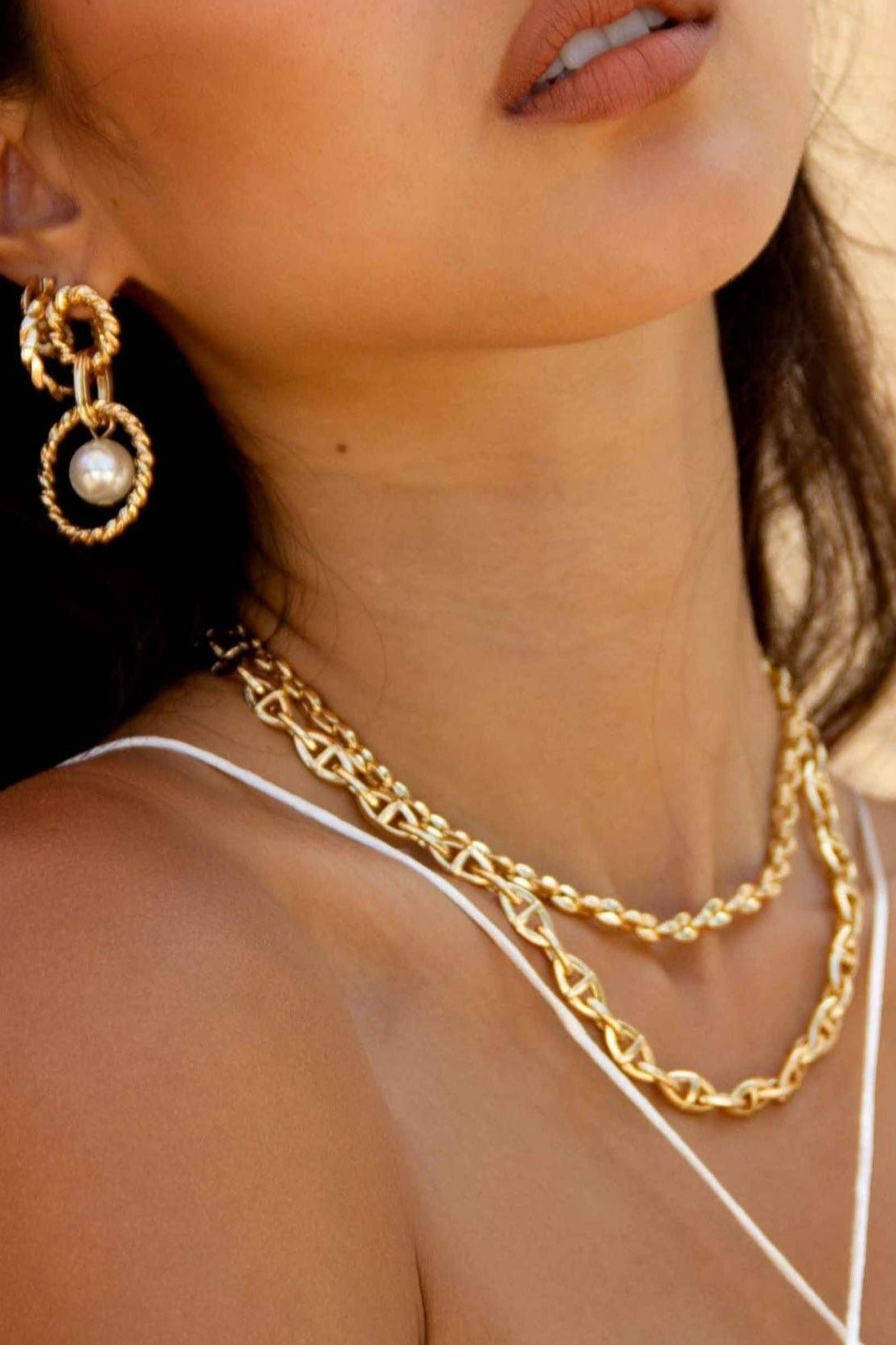 ettika necklace 18k GOLD CHAIN LINK // NECKLACE