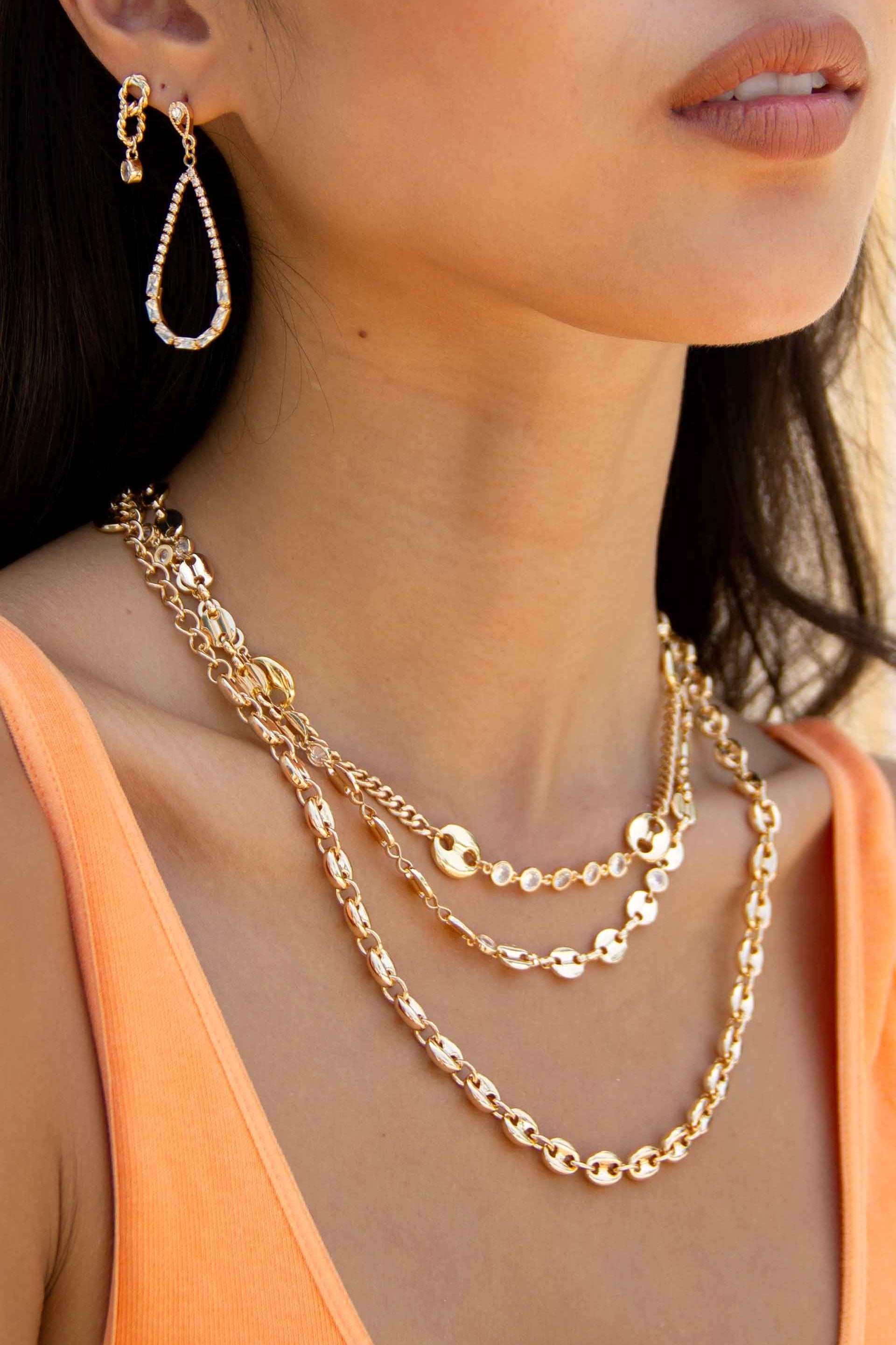 Angels City Drop Crystal Earrings - Bikini Crush Swimwear