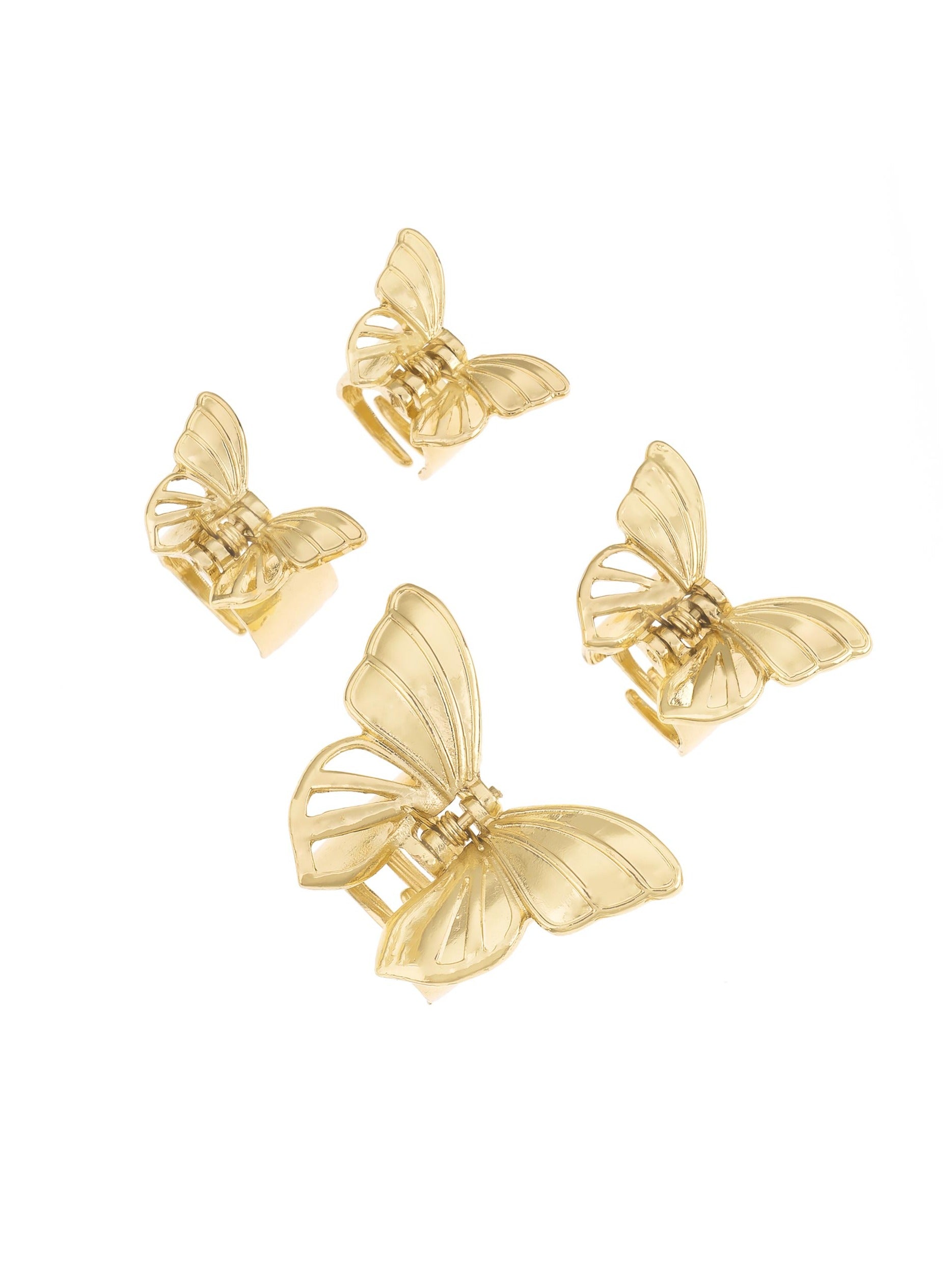 Flight of the Butterfly Golden Clip Set - Bikini Crush Swimwear