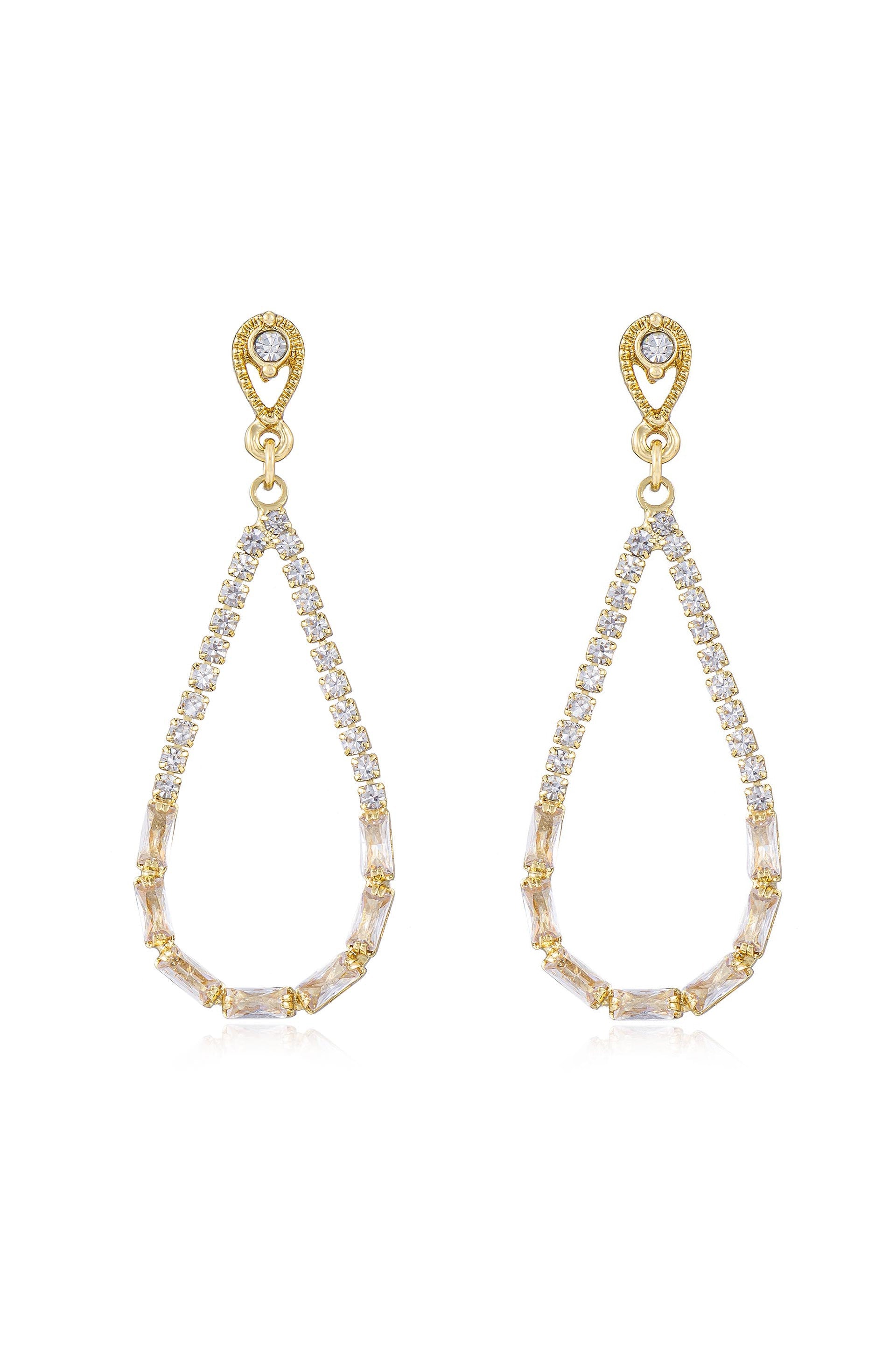 Angels City Drop Crystal Earrings - Bikini Crush Swimwear