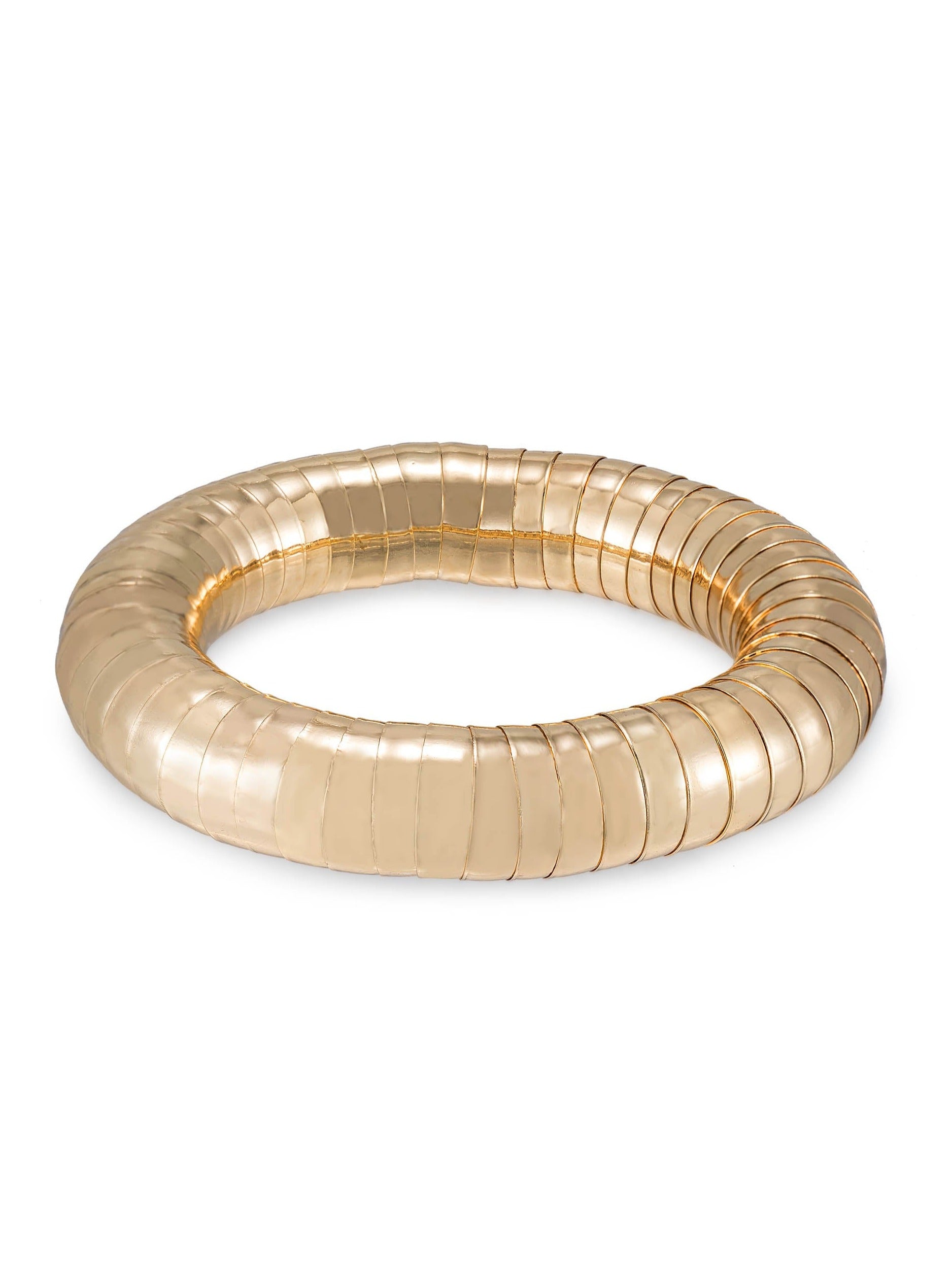 Liquid Gold 18k Gold Plated Bangle Bracelet - Bikini Crush Swimwear