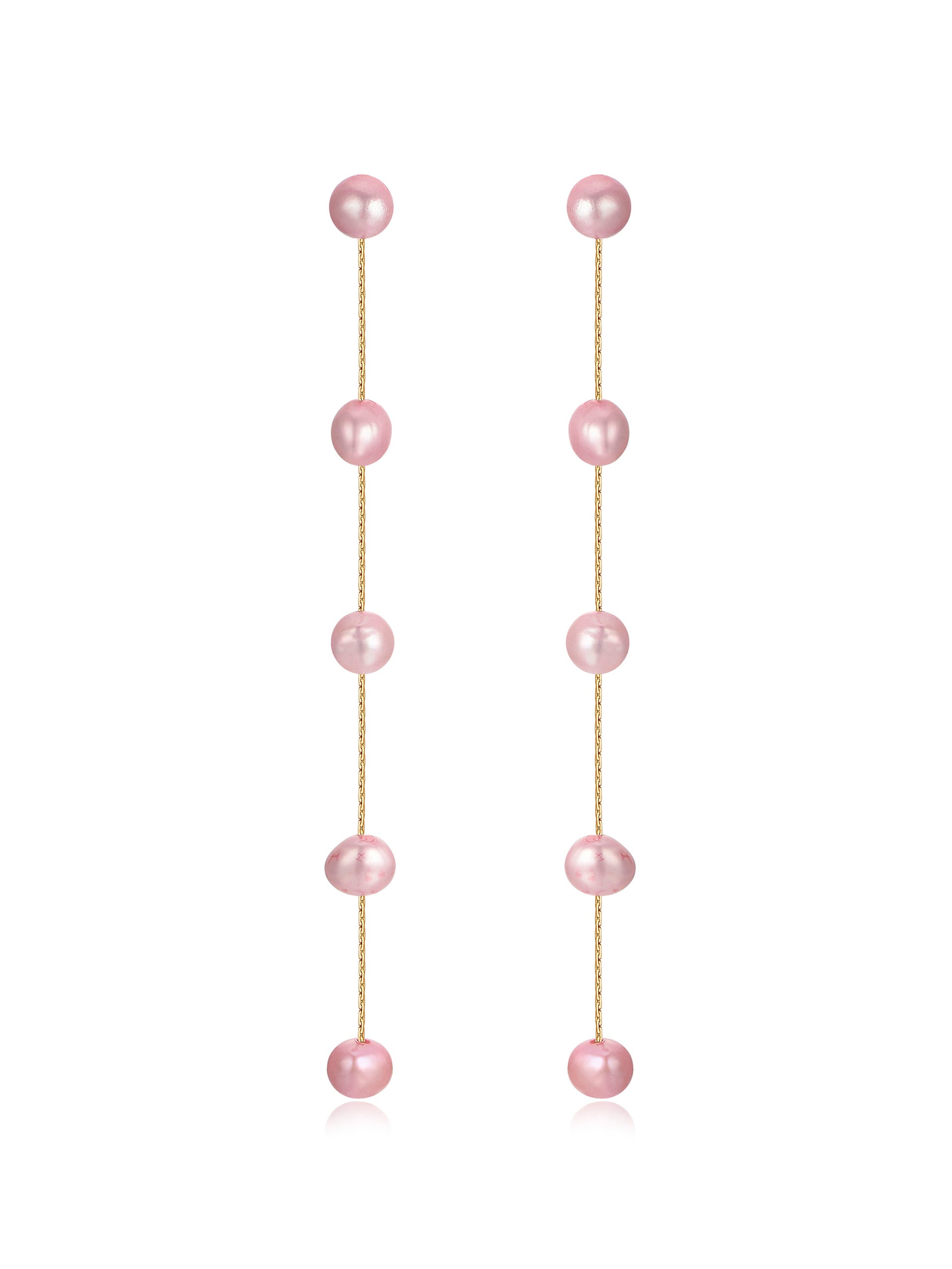 Dripping Pearl Delicate Drop Earrings