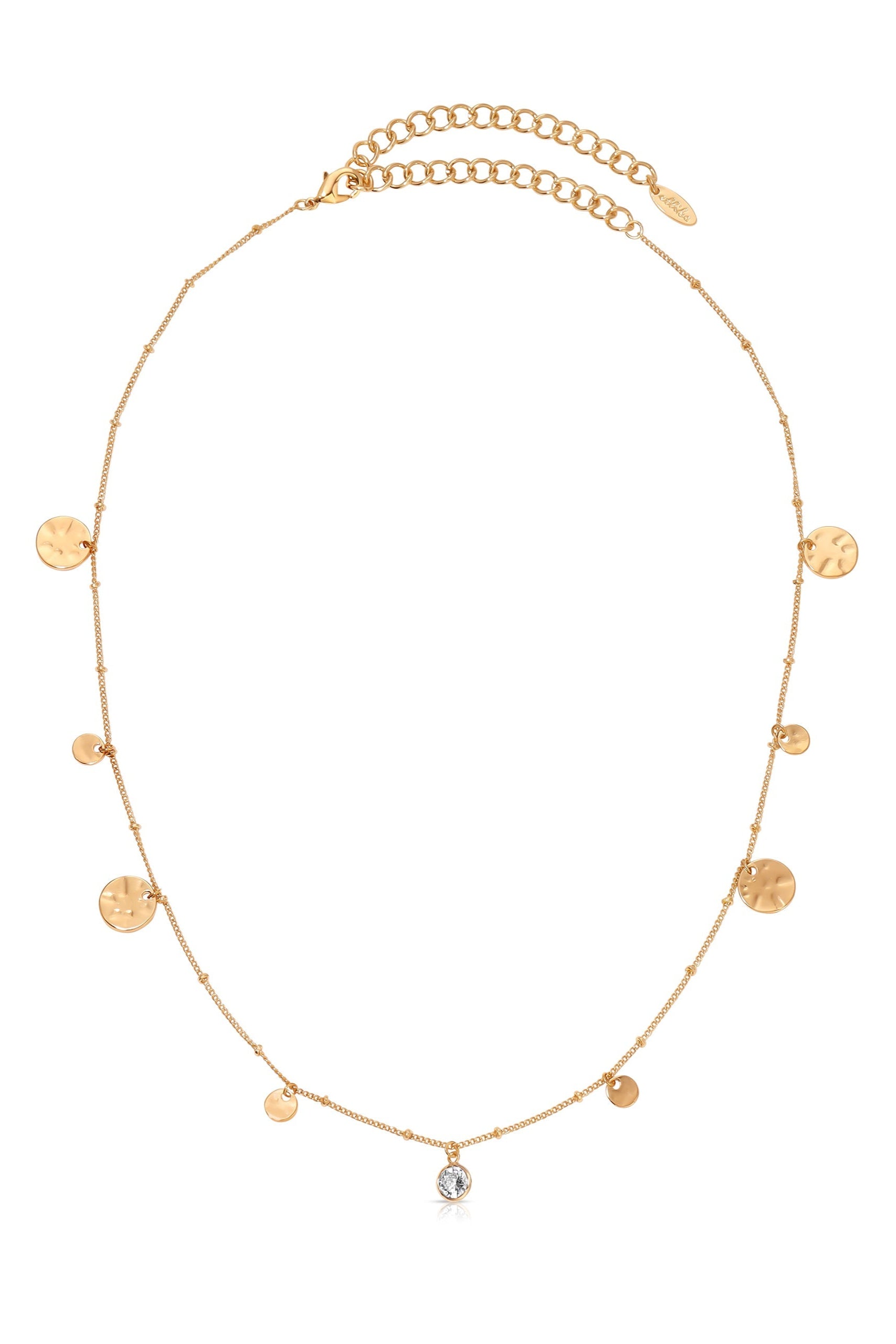 All in Layered Crystal Necklace Set - Bikini Crush Swimwear