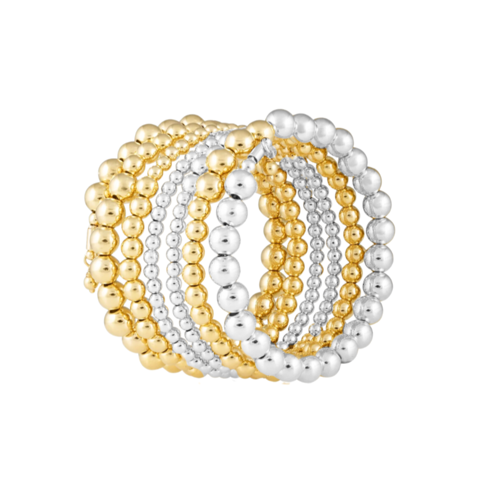 Allison Beaded Wrap Bracelet - 6 Row - Bikini Crush Swimwear