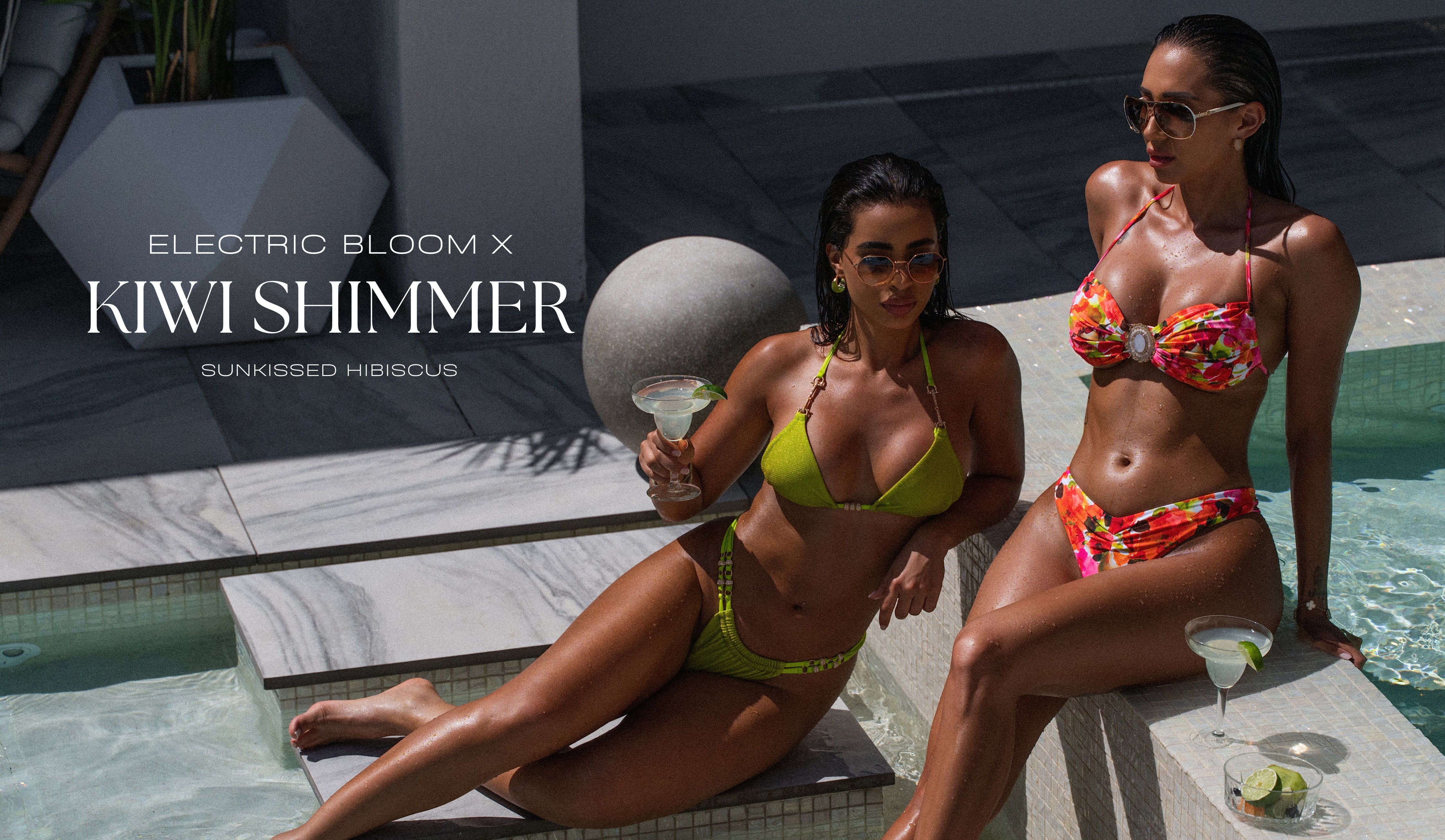 Luxury Swimwear, Crystal Bikinis, Trending Vacation & Poolside Looks