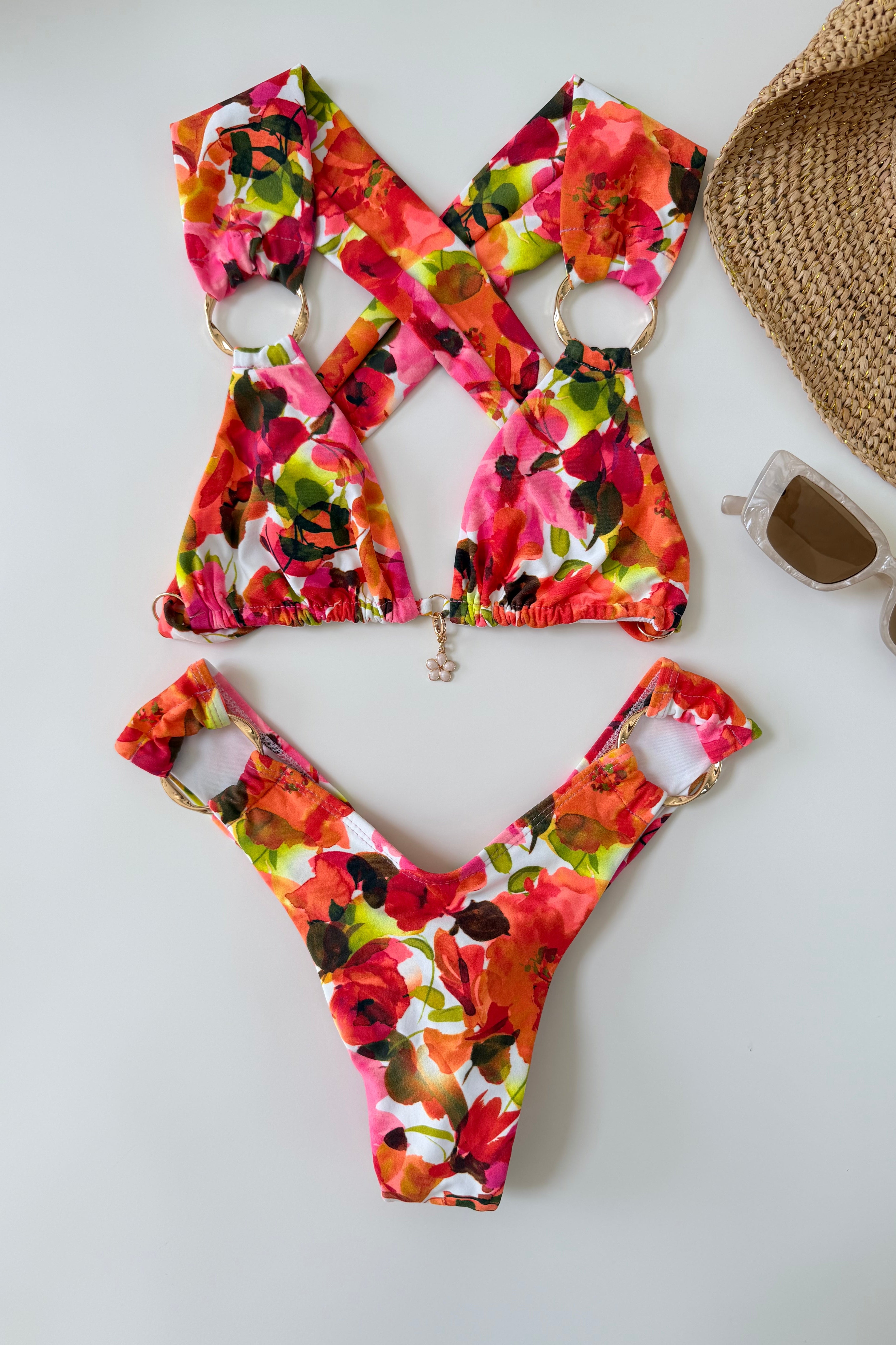 Catalina Bottom Electric Bloom - Bikini Crush Swimwear