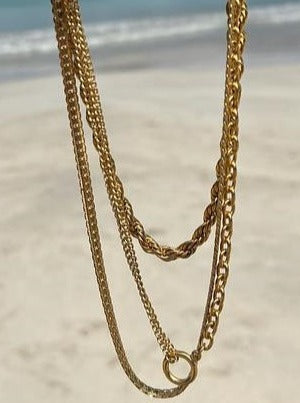 Jasper Multi Chain Necklace - Bikini Crush Swimwear