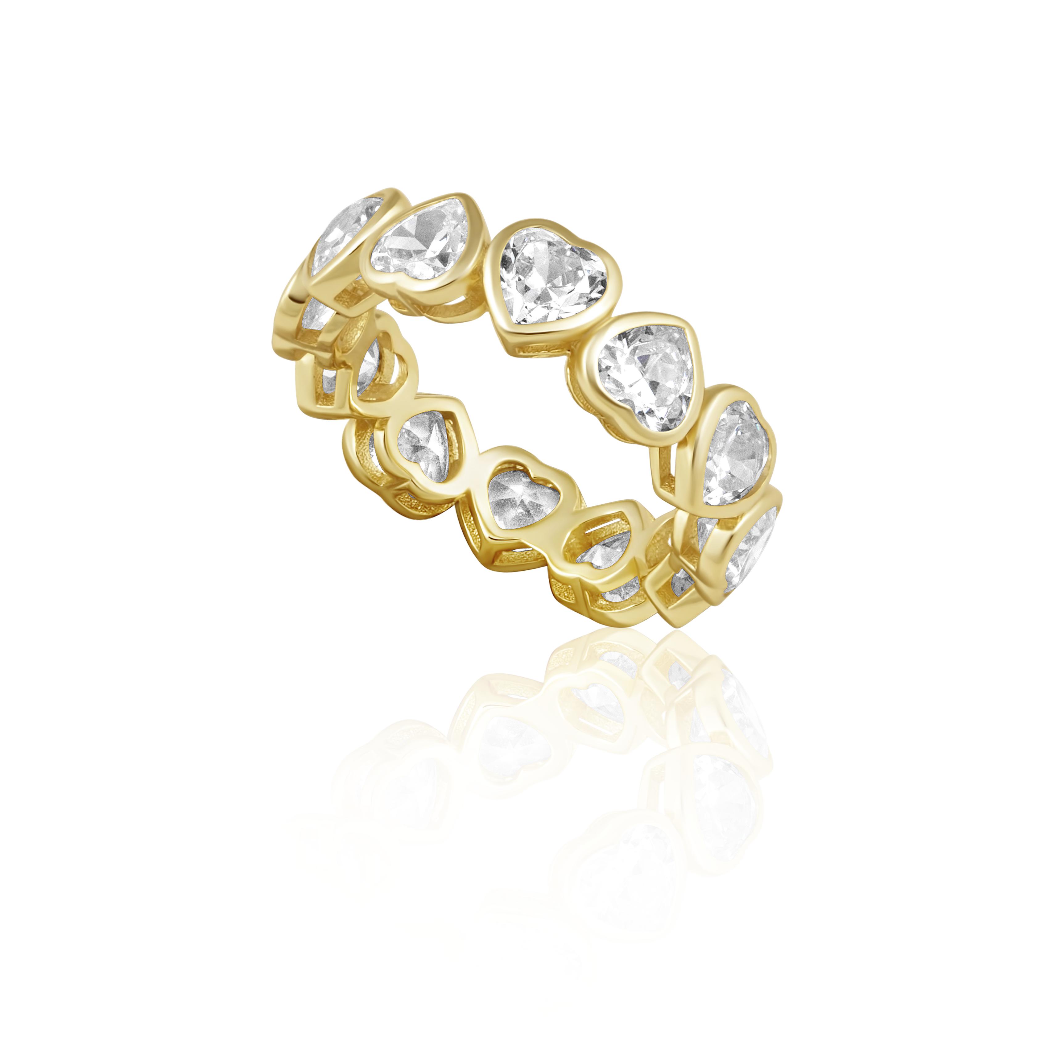 Bezel Heart Ring - Bikini Crush Swimwear