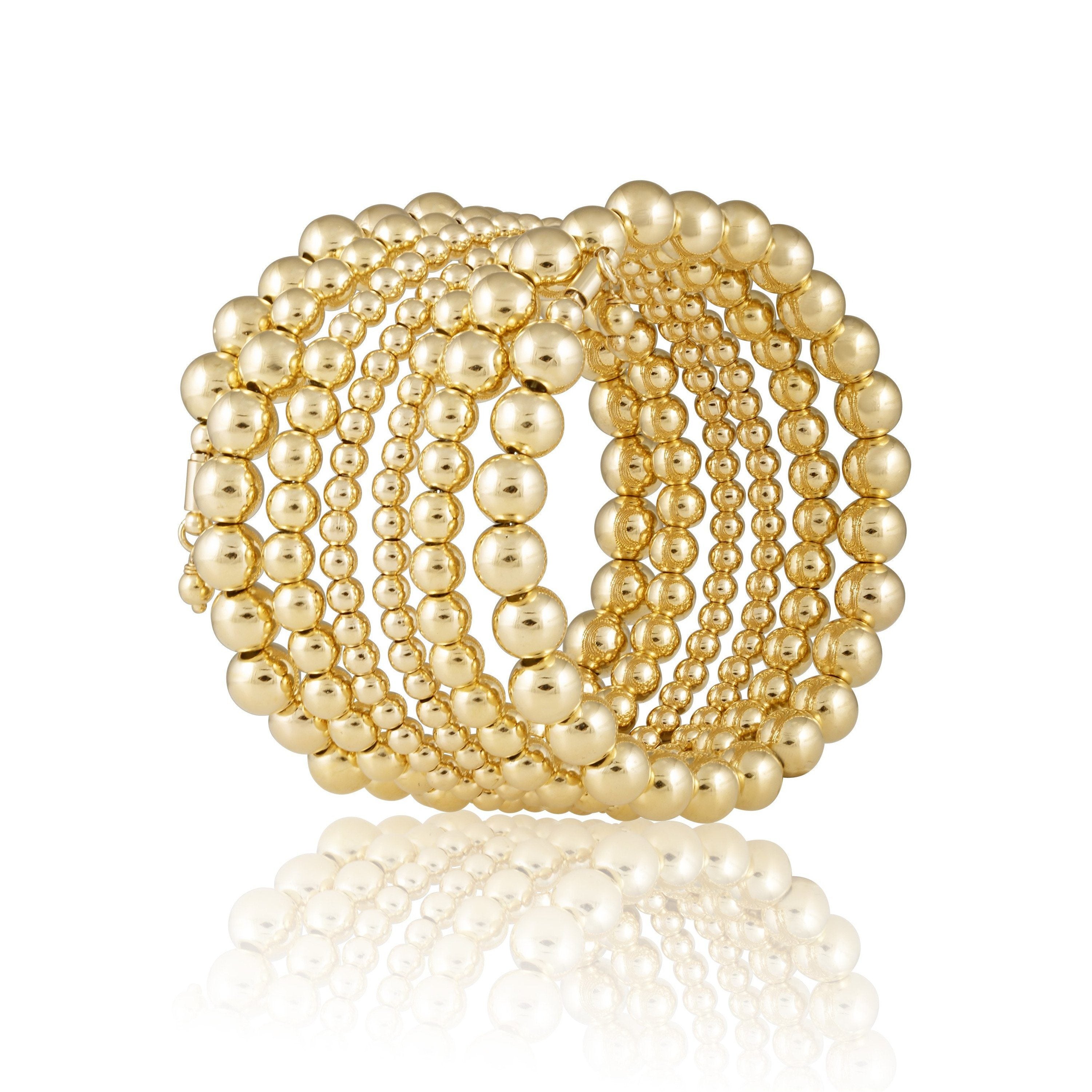 Allison Beaded Wrap Bracelet - 6 Row - Bikini Crush Swimwear