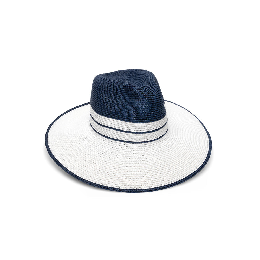 Danielle Hat White/Navy