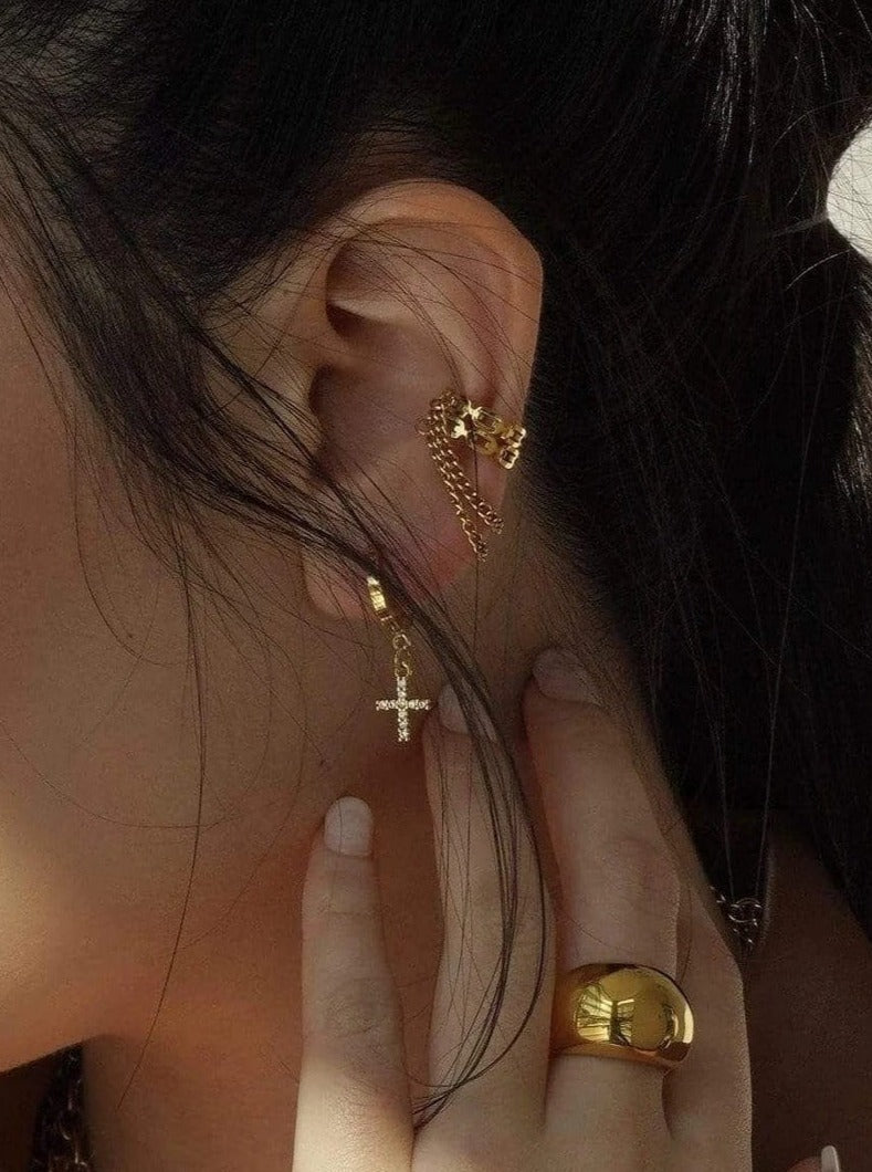 Ellie Vail earrings Billy Chain Ear Cuff // EARRING