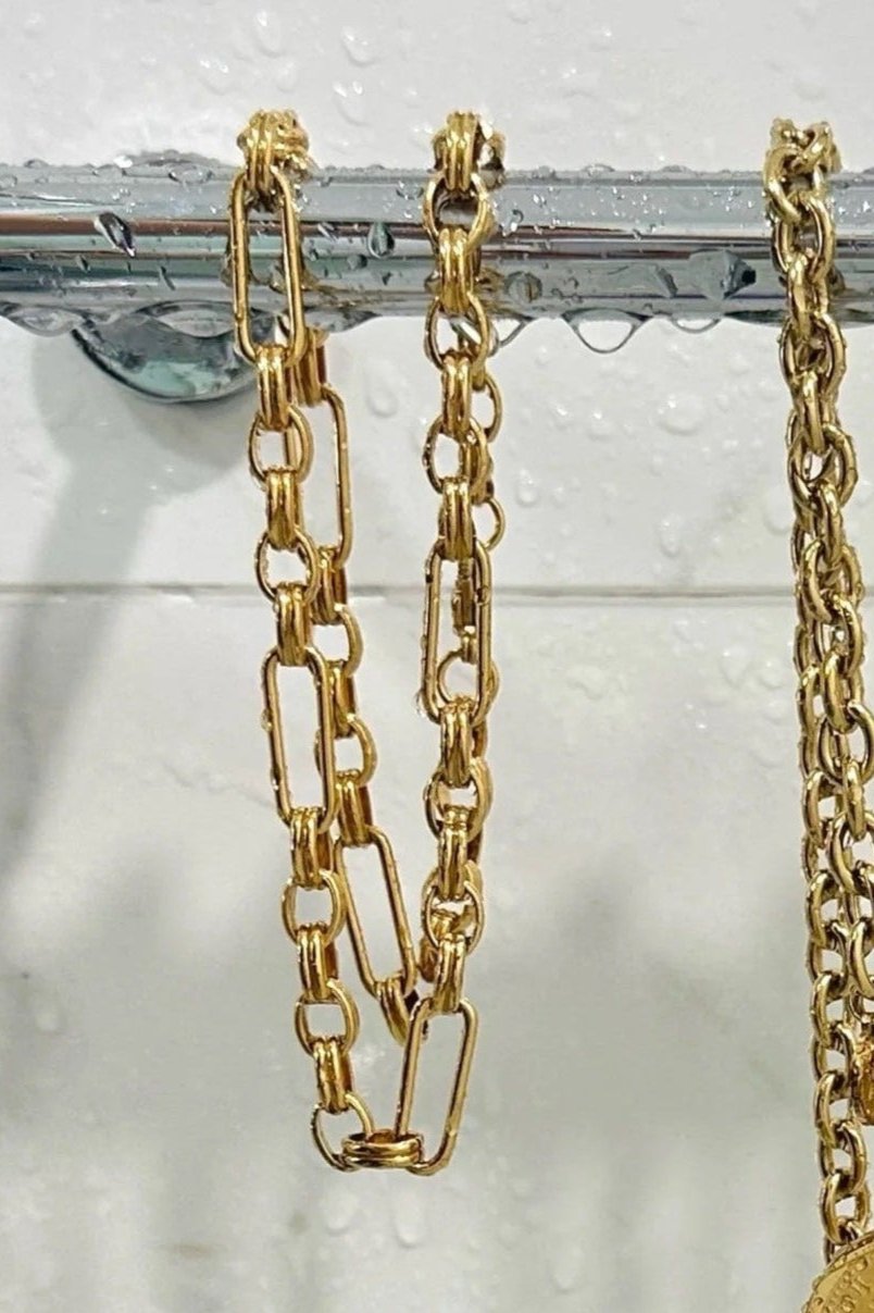 Ellie Vail earrings Devin Multi Chain // NECKLACE