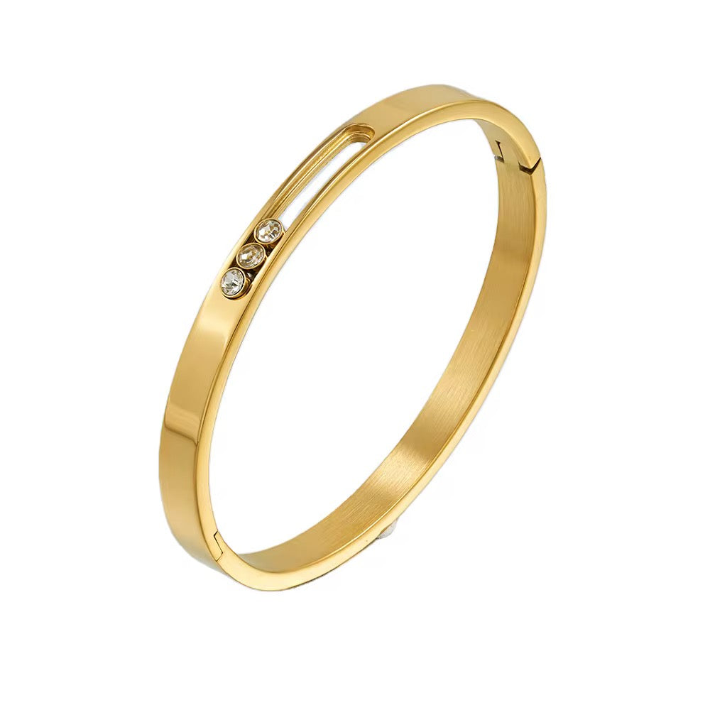Alex CZ Bezel Bracelet - Bikini Crush Swimwear