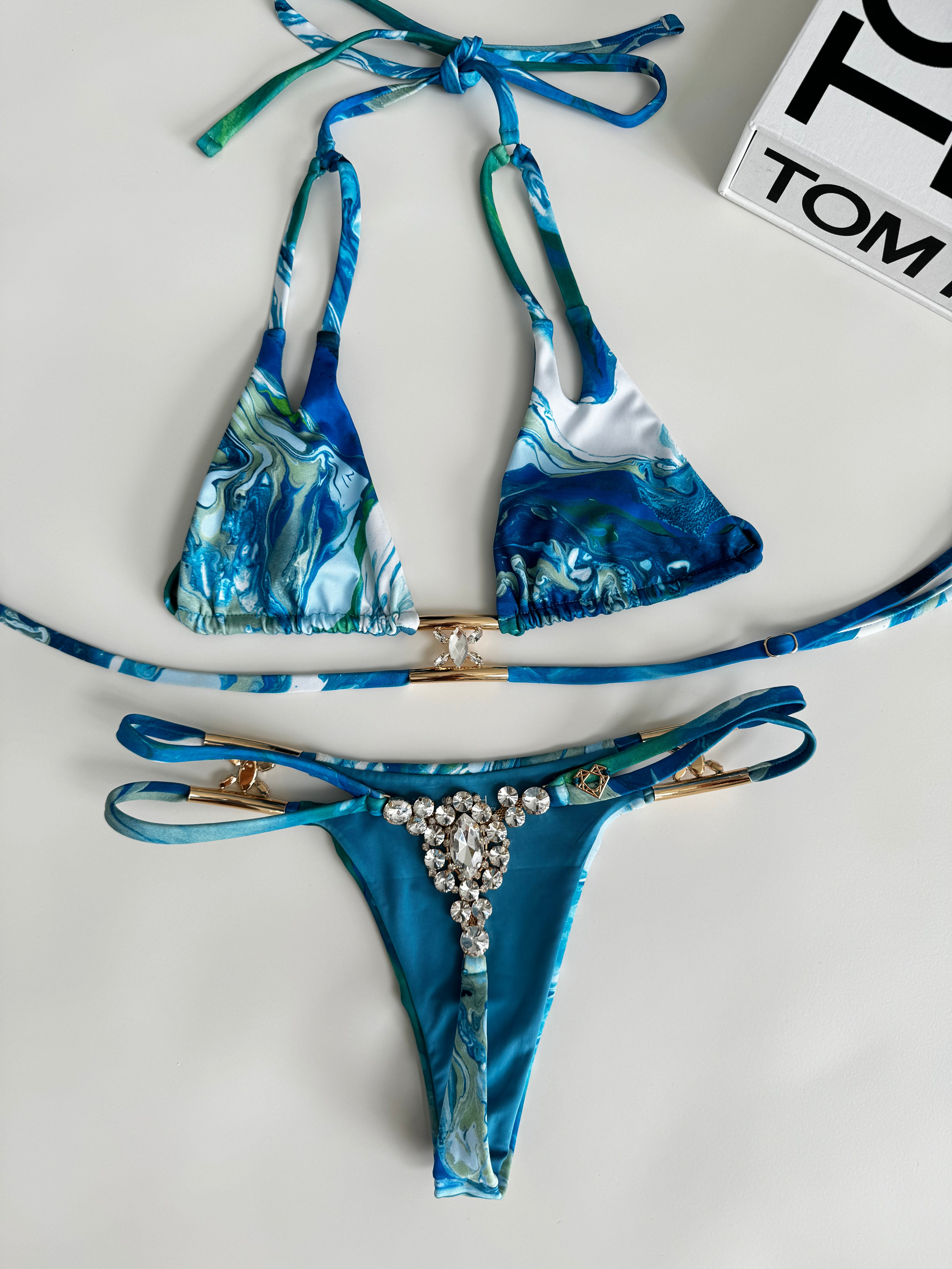 Athena Thong Bottom (Eco Fabric) - Bikini Crush Swimwear