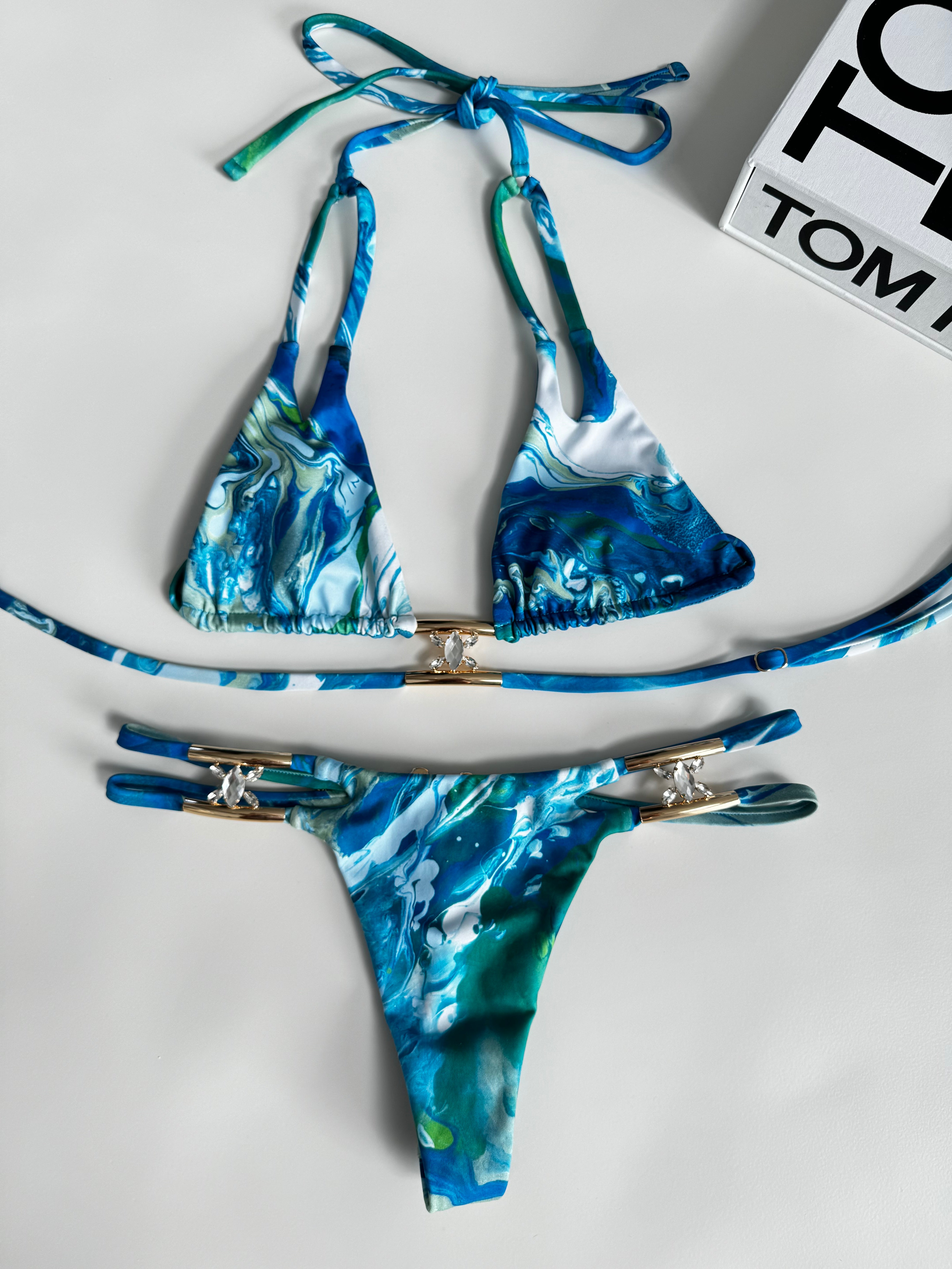 Athena Thong Bottom (Eco Fabric) - Bikini Crush Swimwear