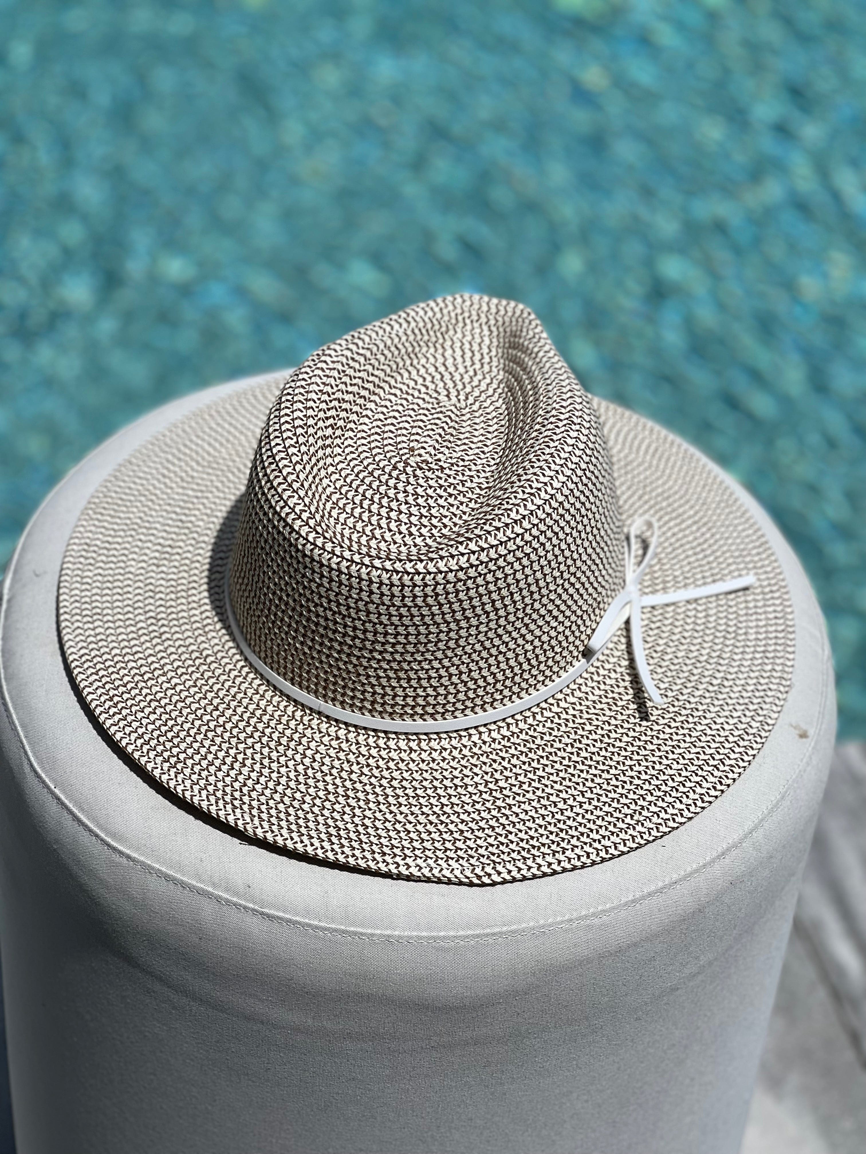 Nikki Beach hat White Tweed / One Size Esme // Hat (Brands We Love)