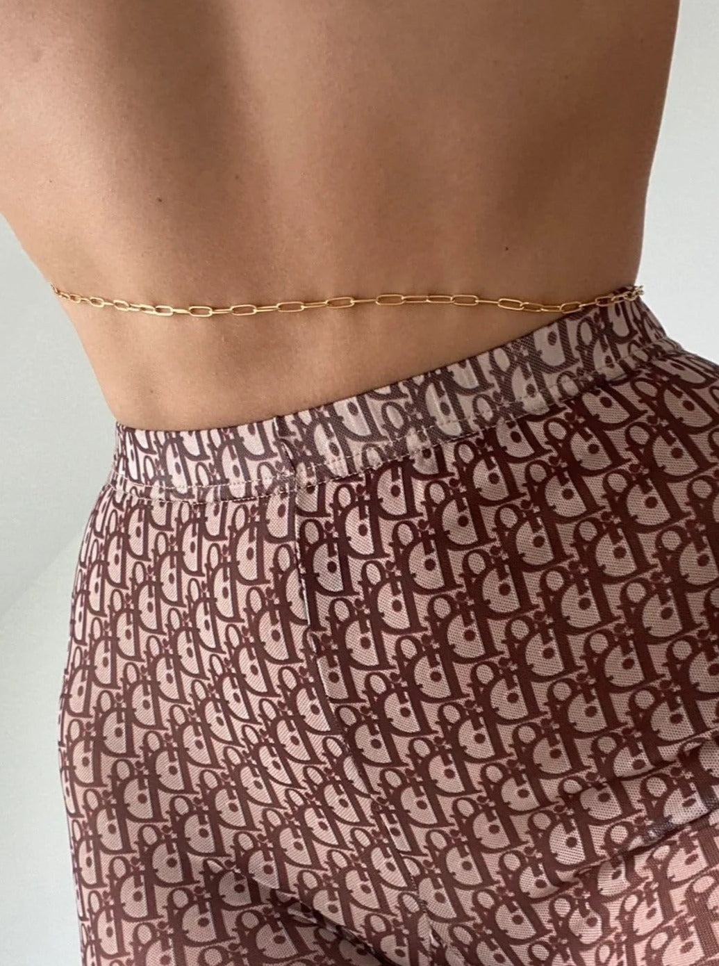18k Viola Paper Clip Waist Chain - Bikini Crush Swimwear