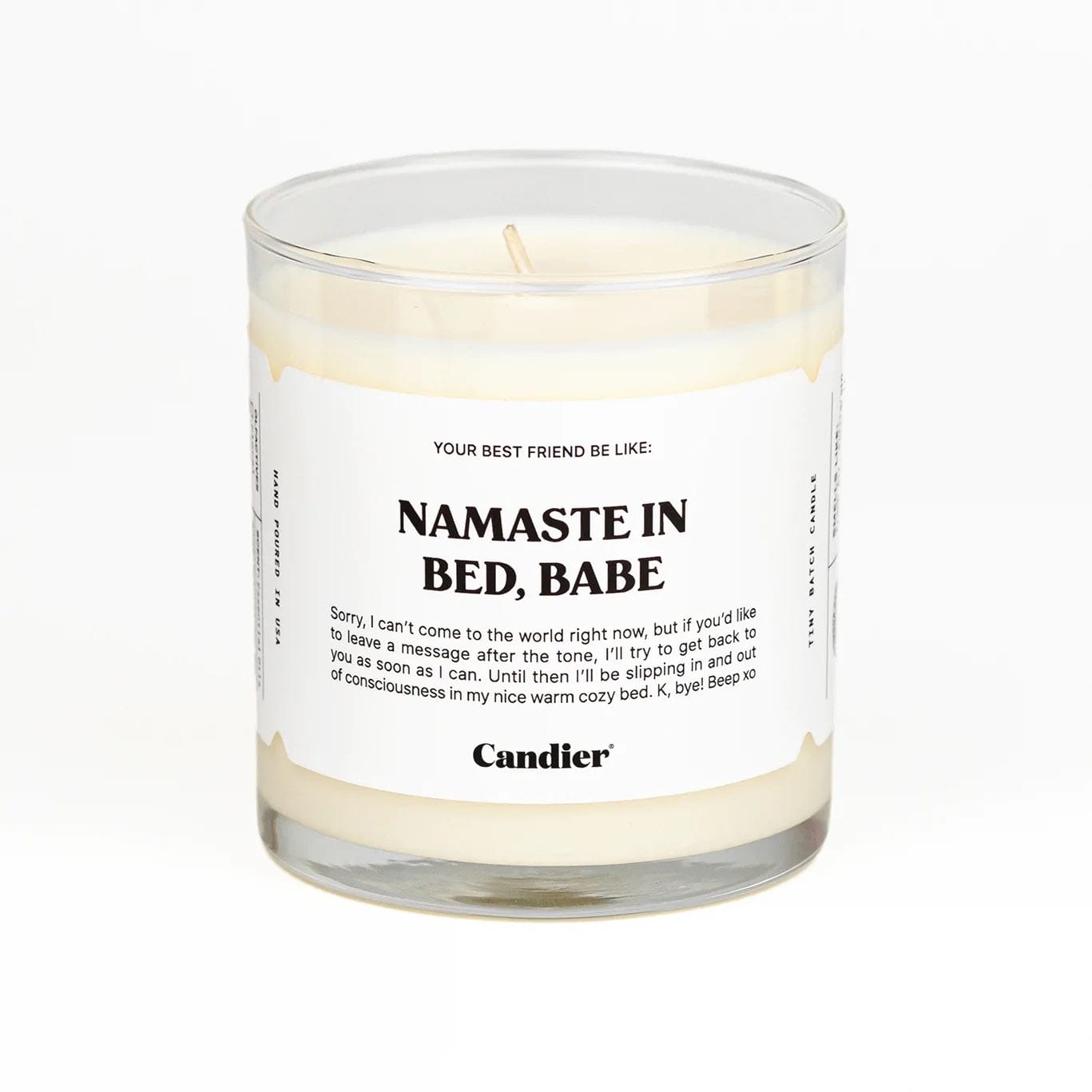 Bikini Crush Swimwear candle NAMASTE IN BED BABE // CANDLE