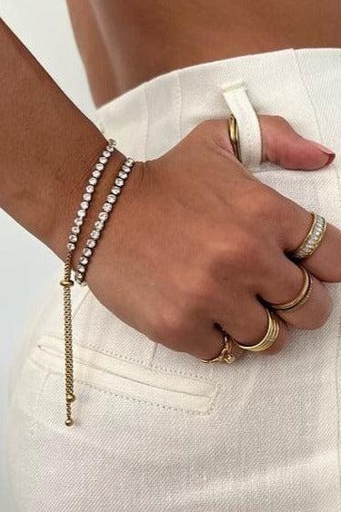 Ellie Vail earrings Jodie Tennis // BRACELET